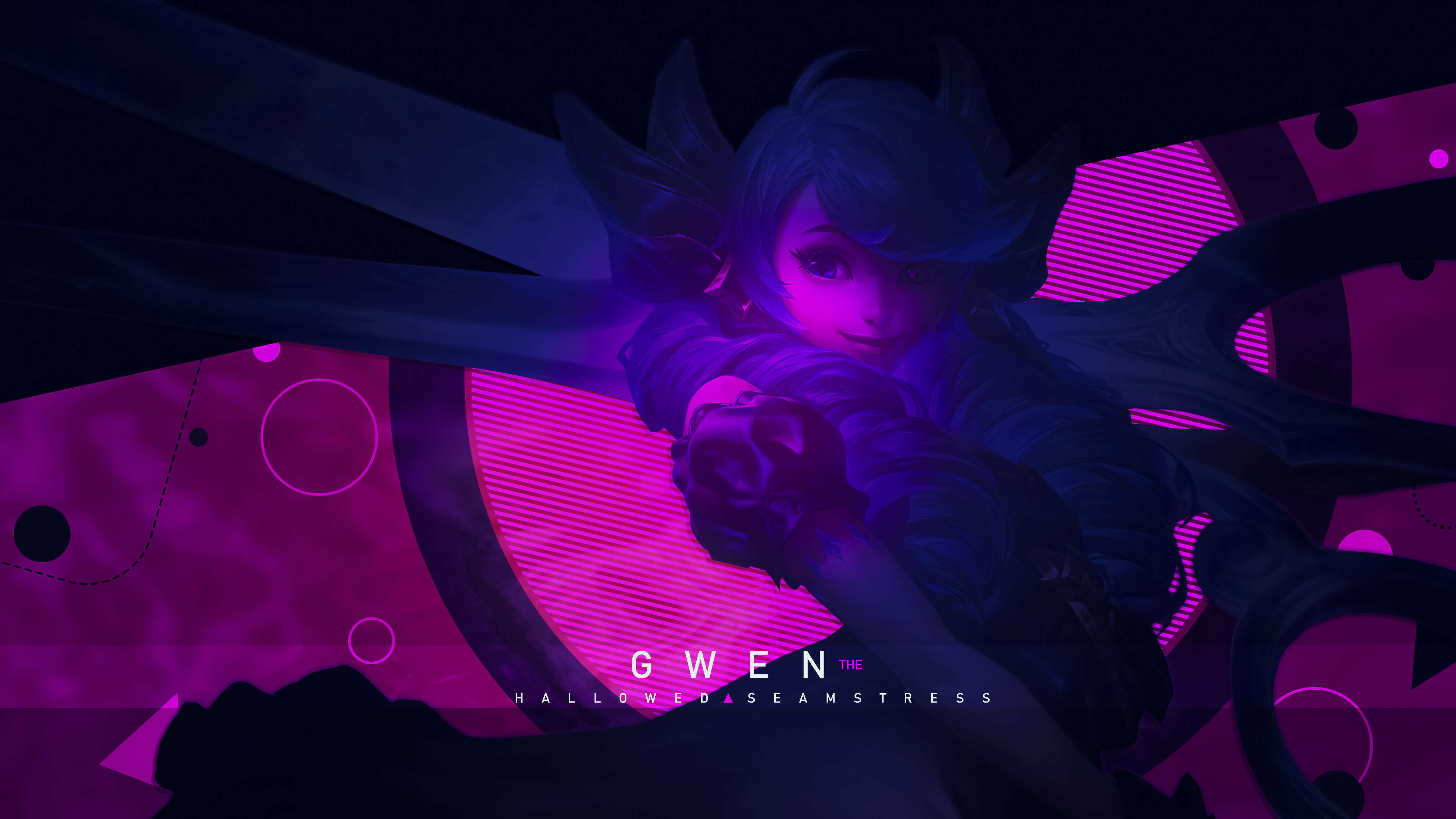 Gwen League of Legends Art Wallpaper 4k HD ID:10809