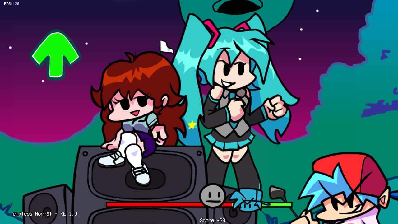 Friday Night Funkin Golf Minigame ft. Miku Mod is awesome (Download Link Inside)