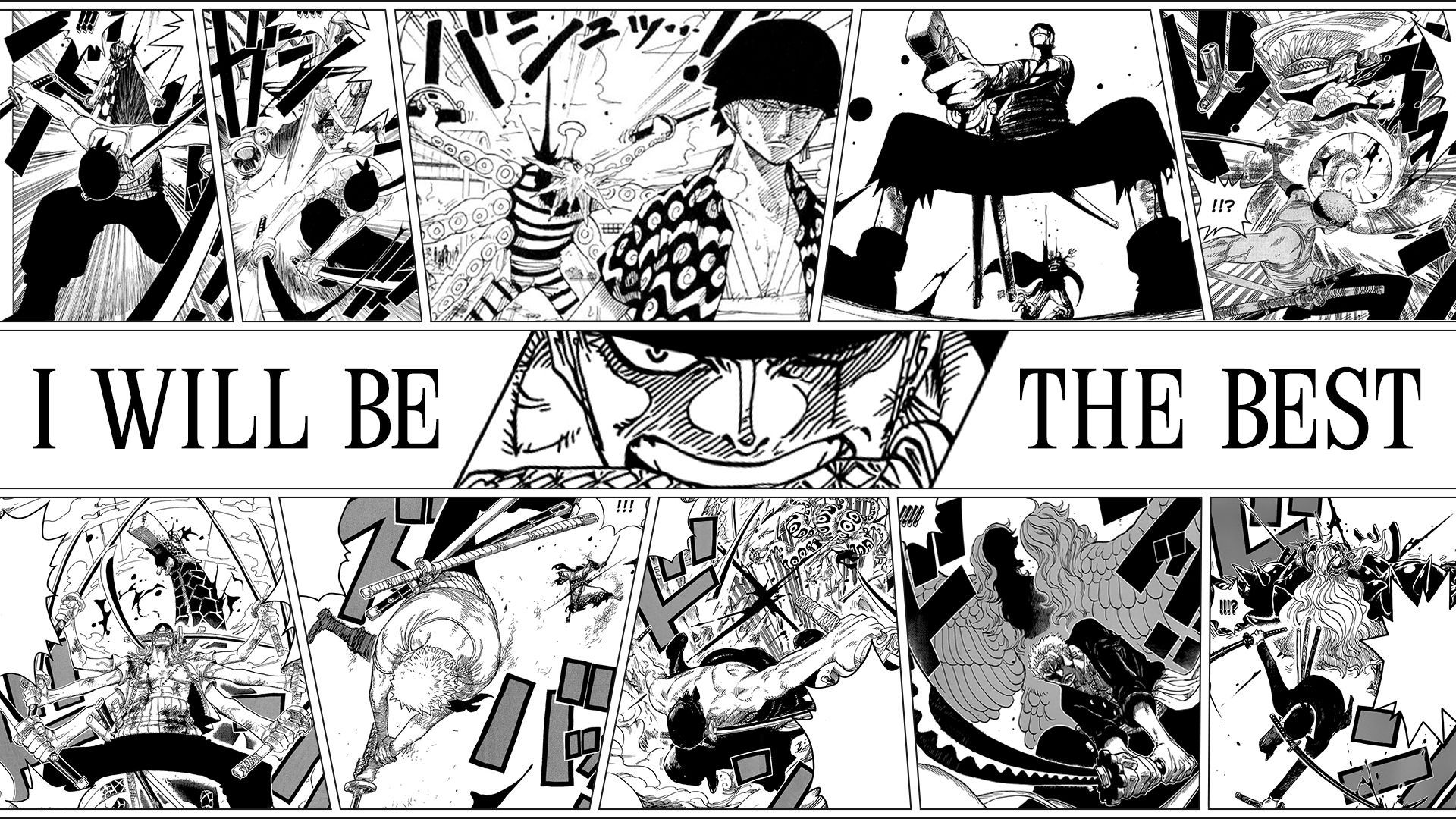 Zoro Manga Panel Wallpaper