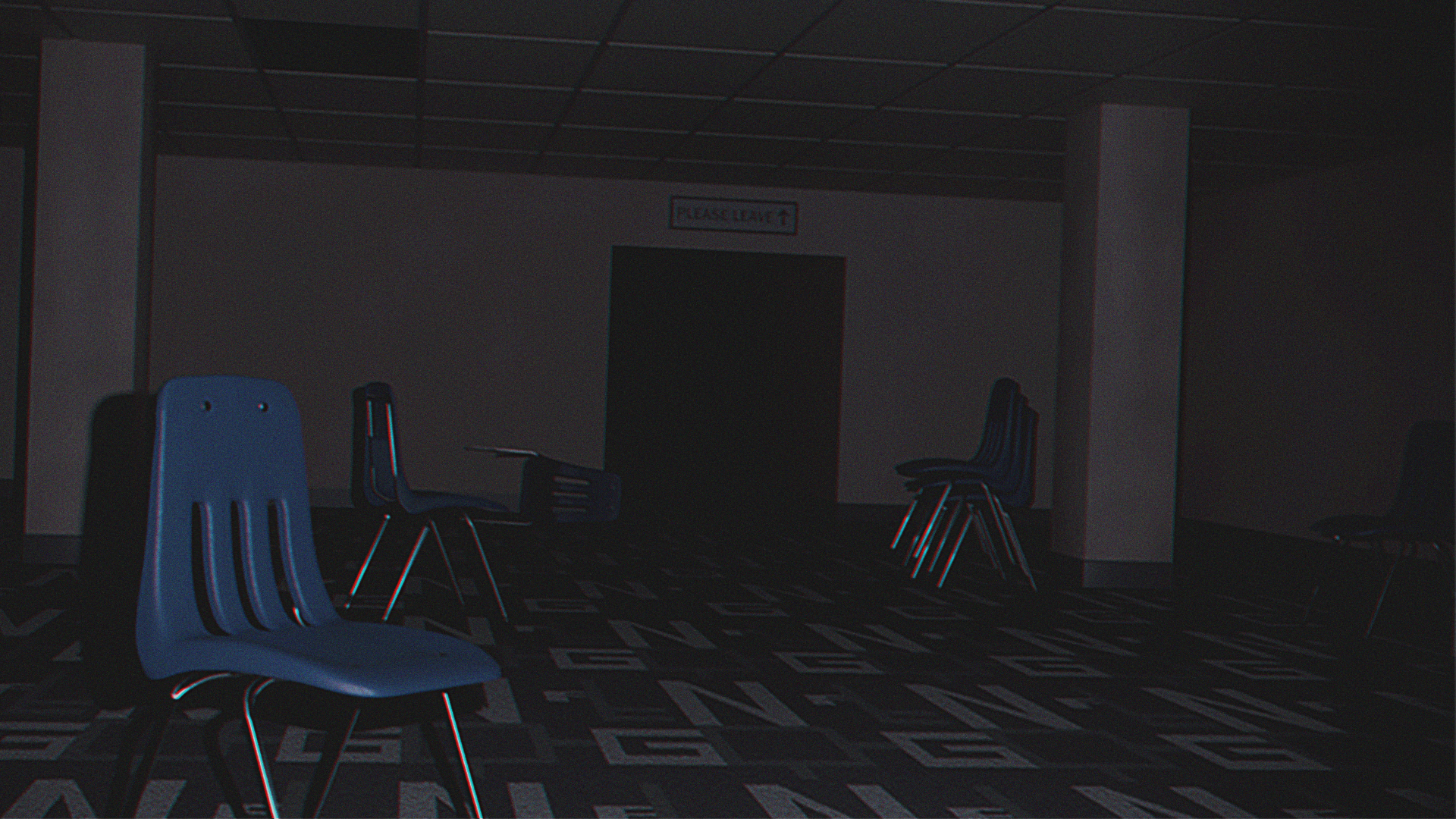 Made my own liminal space in Blender