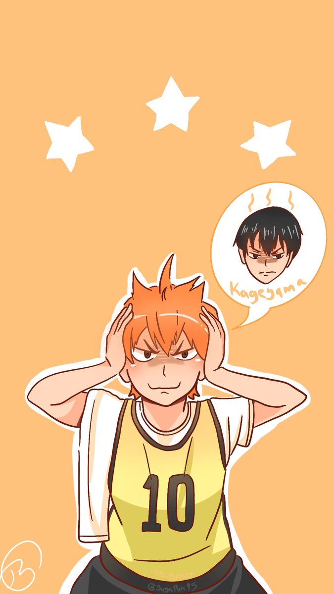 RamRin first wallpaper for phones also another cute redraw i did -#Haikyuu #haikyuufanart -#hinatashoyo #kagehinaweek -#kagehina