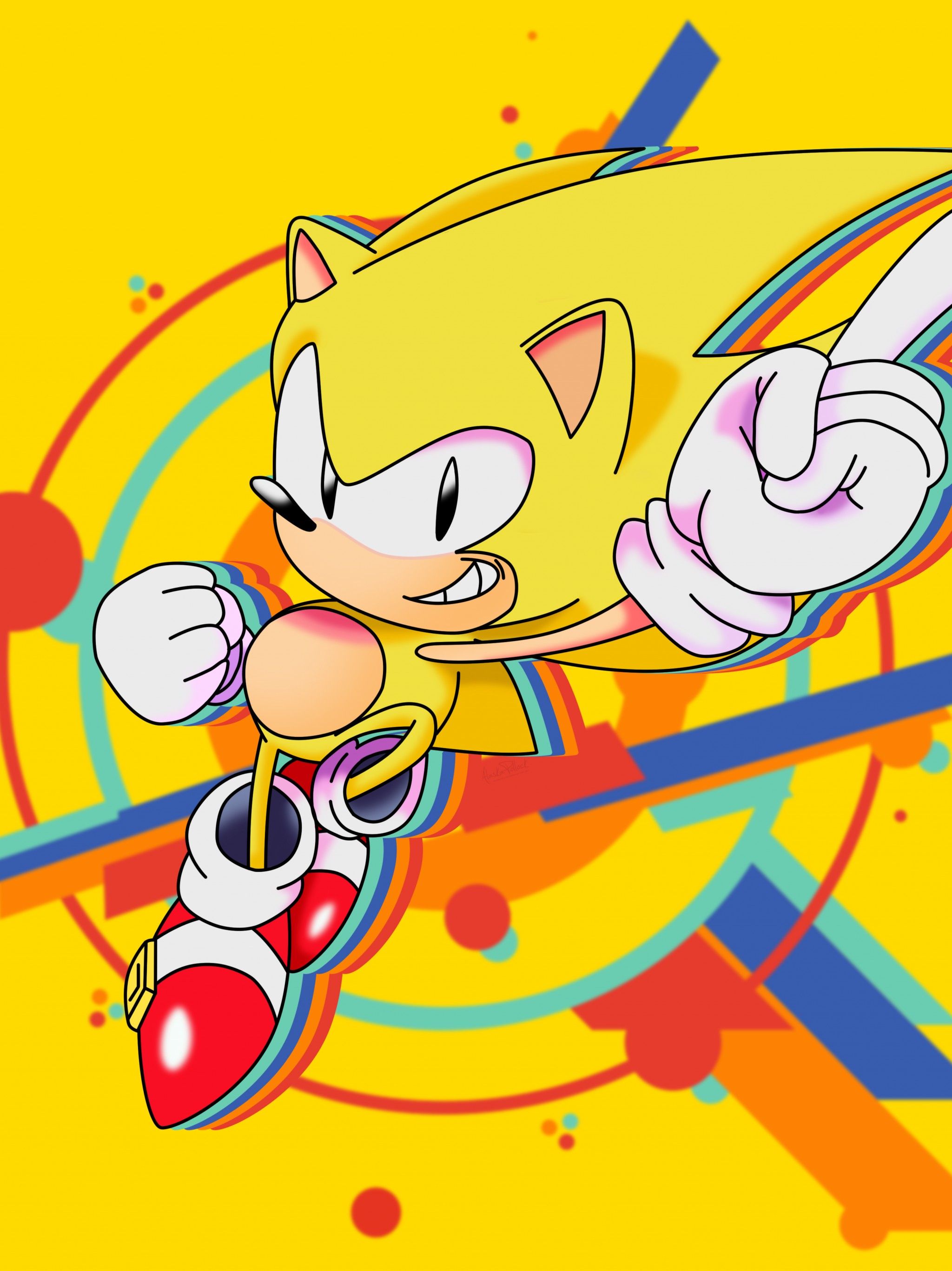 Sonic Mania Super Sonic
