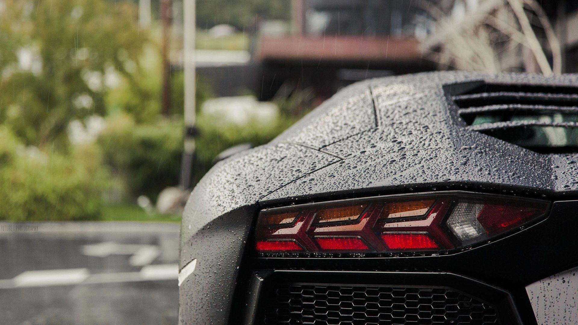 Lamborghini Aventador LP 750 Rain, Black cars, Water drops, Lamborghini, Vehicle, Lamborghini Aventador Wallpaper HD / Desktop and Mobile Background