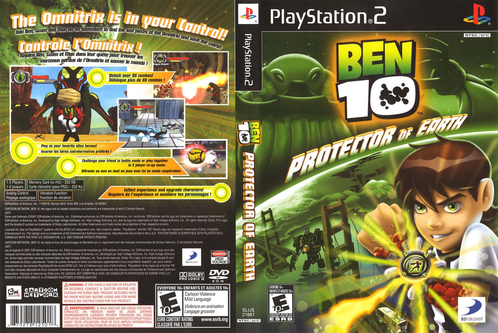 Ben 10 of Earth (USA) ISO < PS2 ISOs