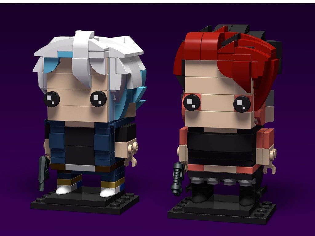 Parzival & Art3mis, Ready Player One BrickHeadz MOC
