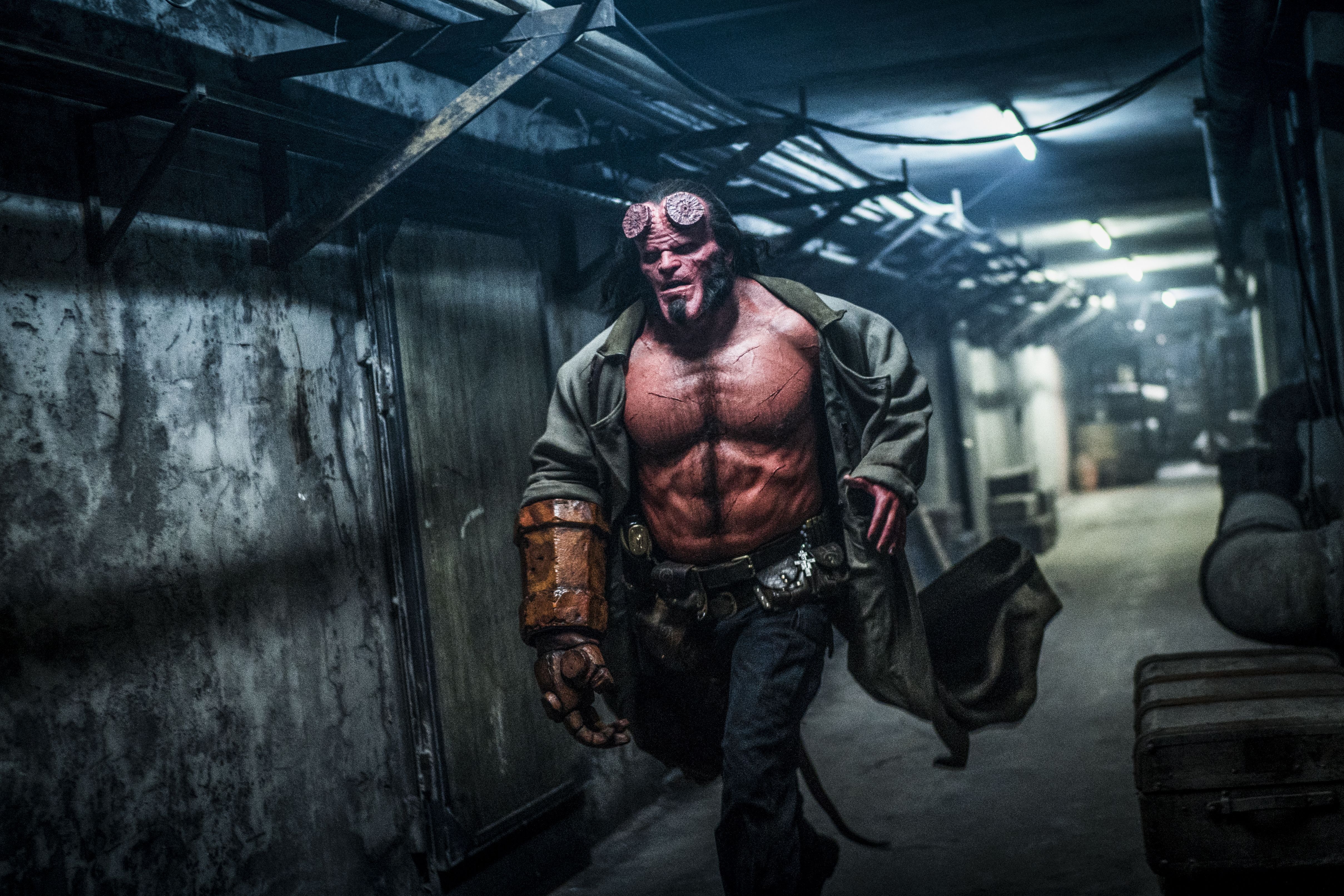 David Harbour As Hellboy 2019 4k movies wallpaper, hellboy wallpaper, hd- wallpaper, 5k wallpaper, 4k. Hellboy movie, Movie wallpaper, Full movies online free