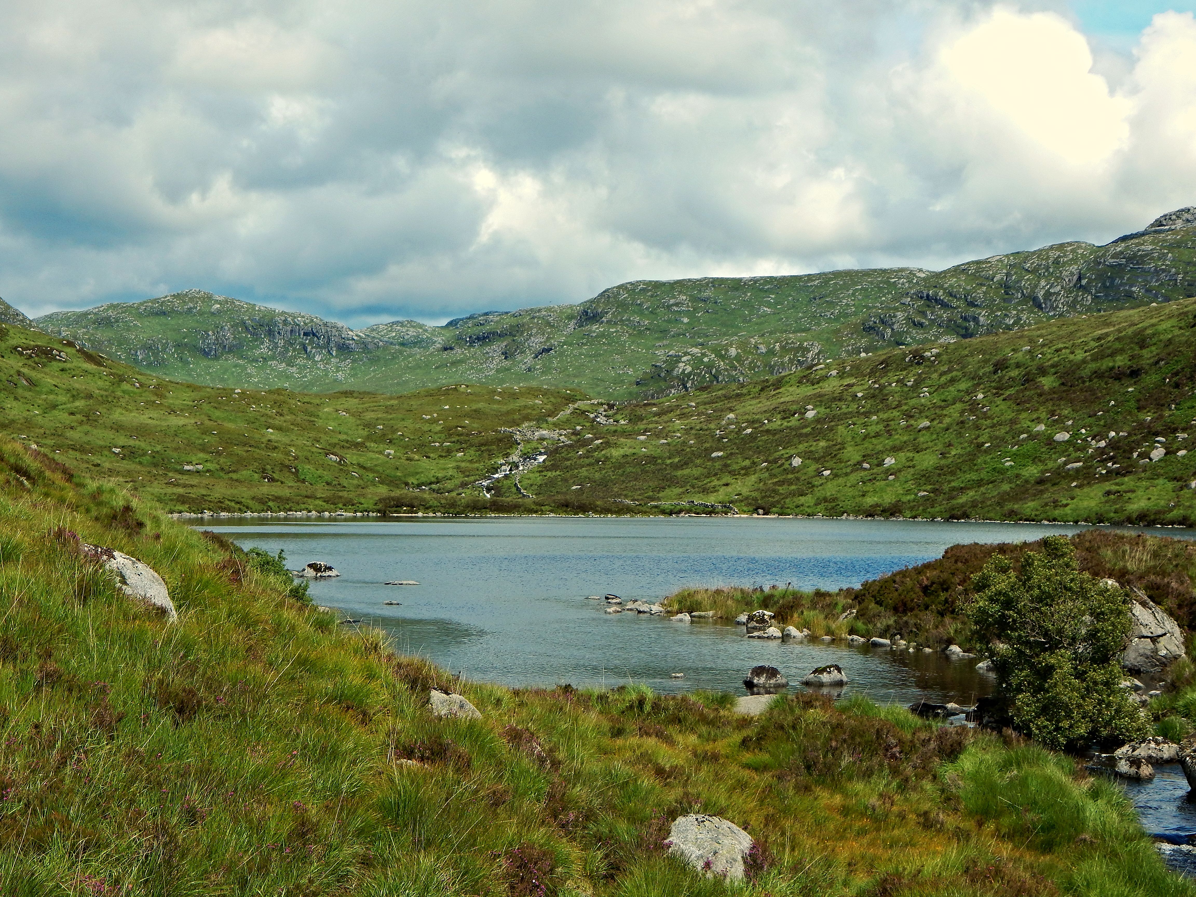 Wallpaper, world, wild, summer, sky, lake, green, nature, beauty, clouds, Scotland, countryside, peace, natural, country, july, scottish, calm, Serenity, serene, summertime, Eden, loch, wilderness, hillside, majestic, climate, tranquil, galloway