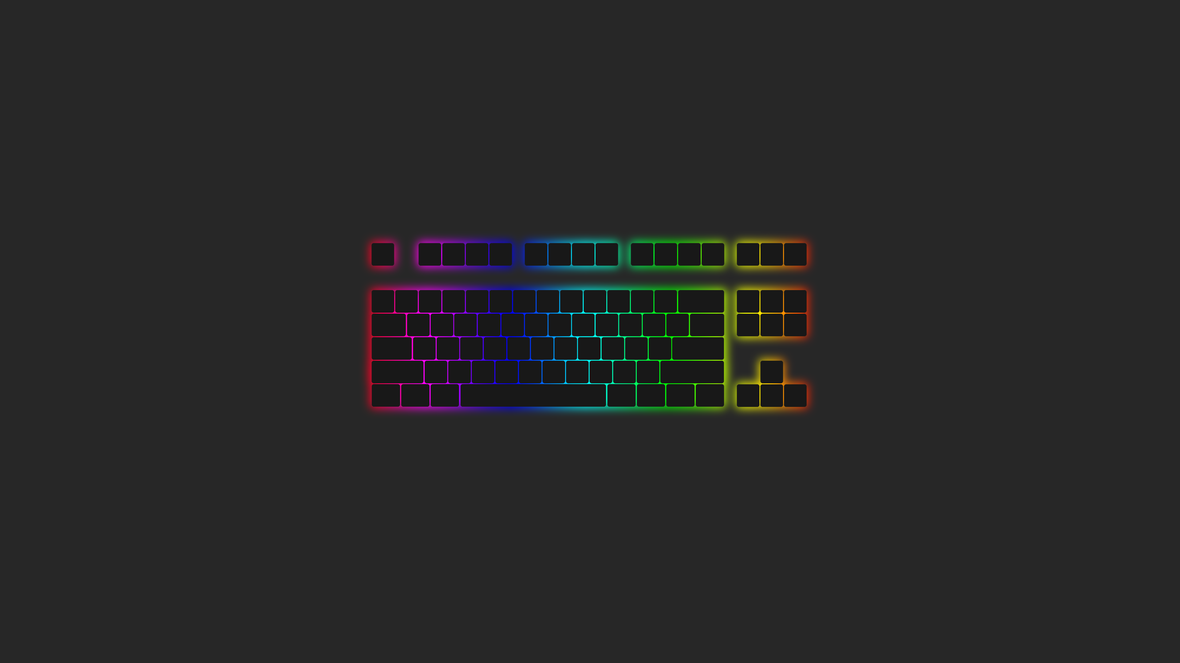 Minimal TKL RGB Keyboard [3840X2160]. Full credits to u/ marinemotion. Wallpaper, Desktop wallpaper, Computer desktop background