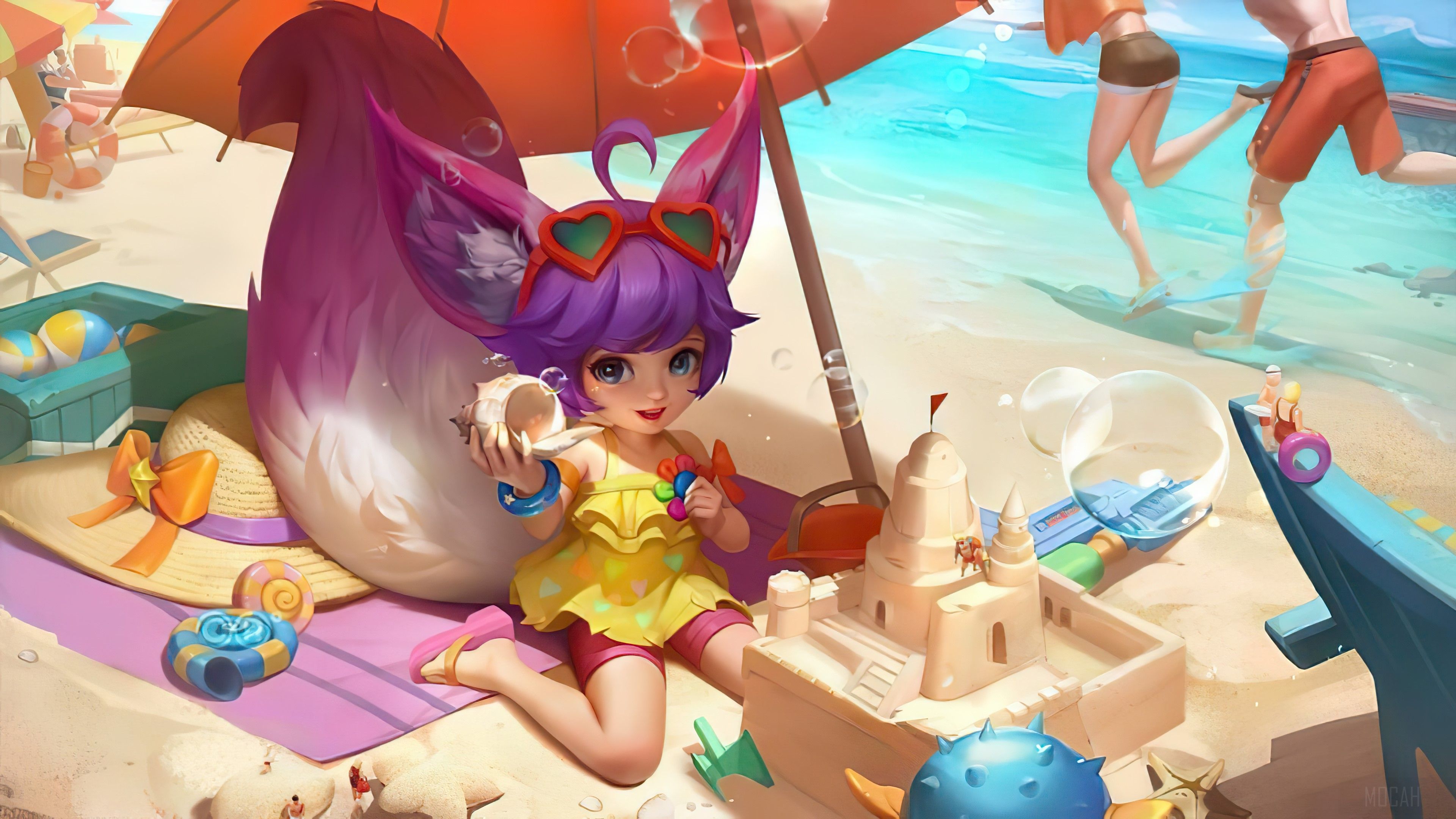 Nana, Sundress, Summer, Mobile Legends Bang Bang, ML, MLBB, Video Game, Skin 4k wallpaper. Mocah HD Wallpaper