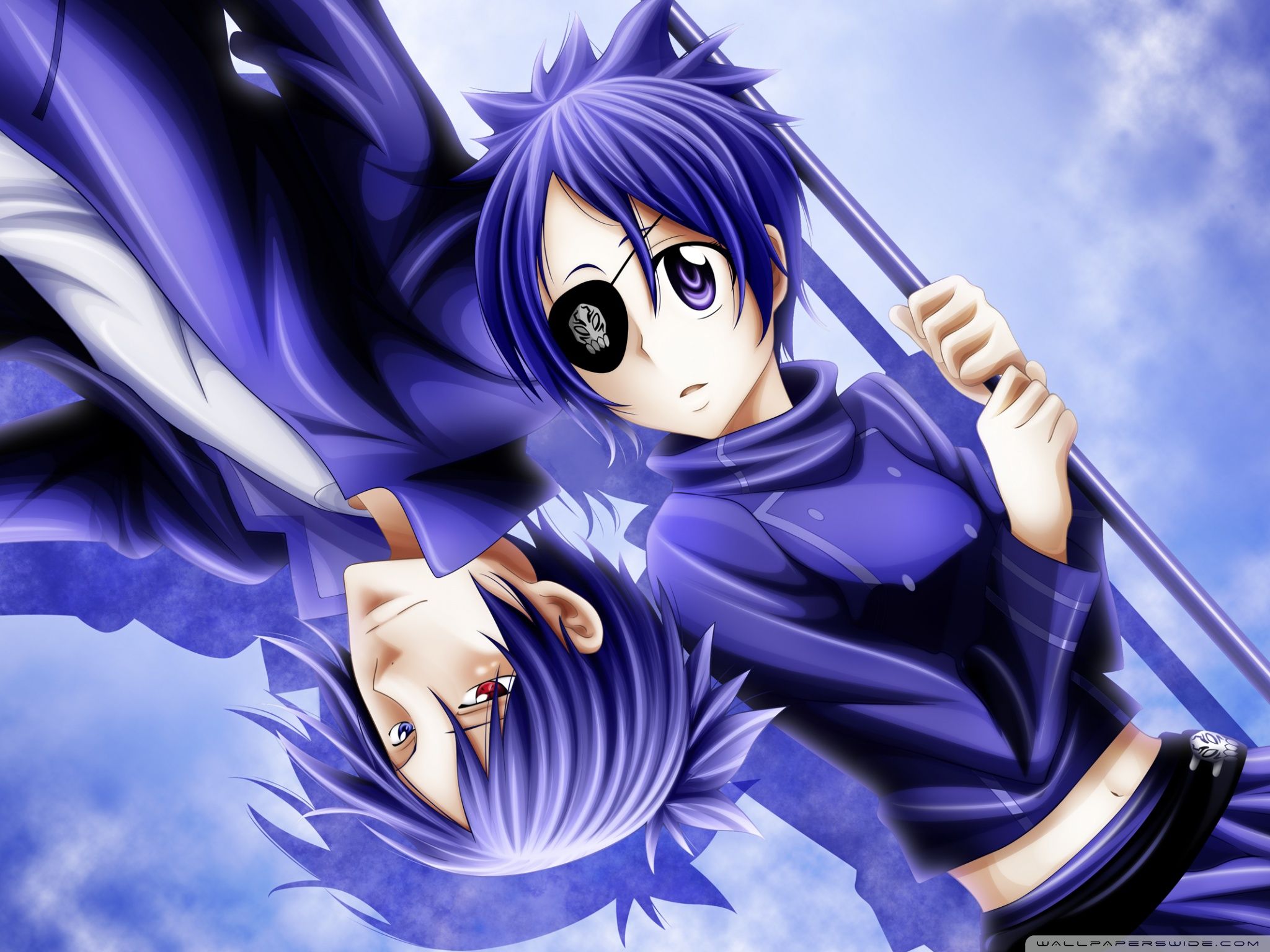 Anime Girl And Boy Wallpaper