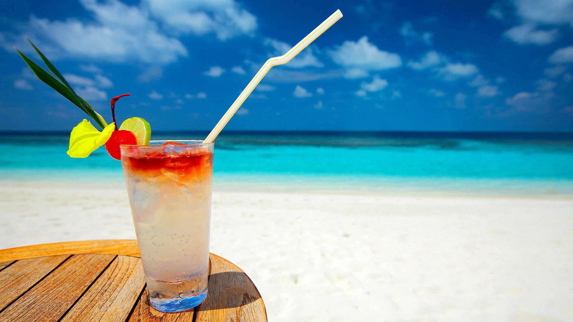 summer, Sea, Beach, Drink Wallpaper HD / Desktop and Mobile Background