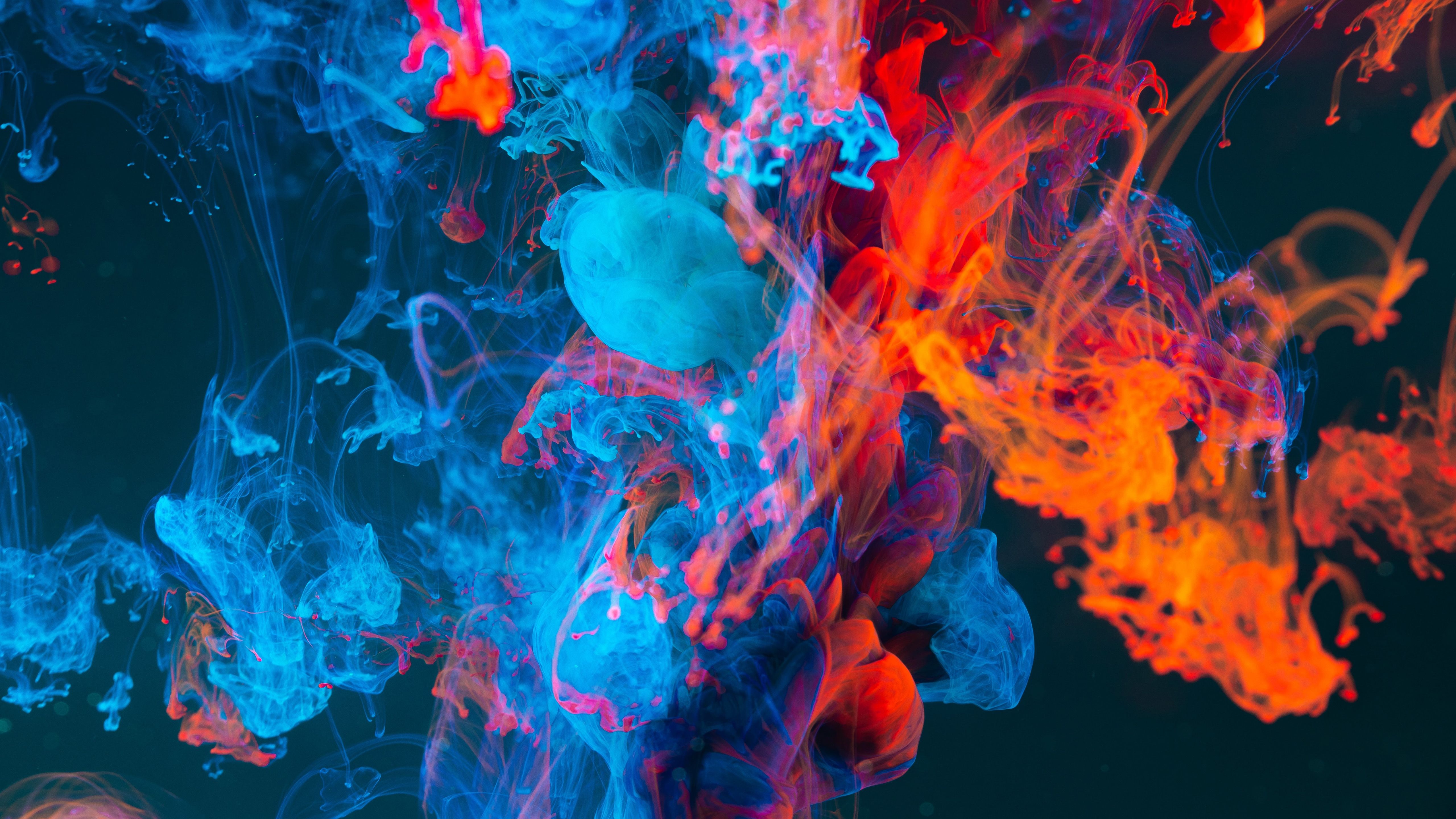 HD wallpaper: smoke, color, dark, abstract, fog, art, illust, multi colored  | Wallpaper Flare