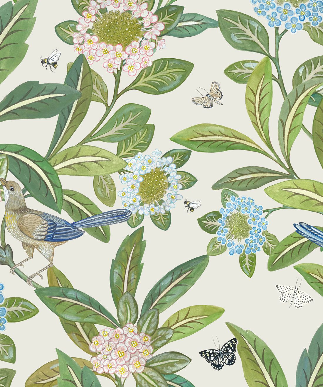 Summer Garden Wallpaper • Beautiful Floral Design UK