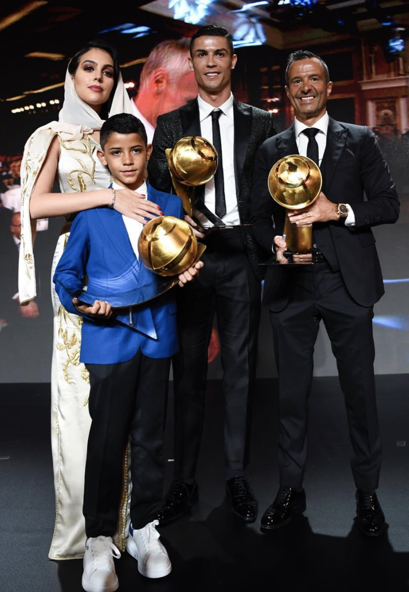 Cristiano Ronaldo Ronaldo receiving Globe Soccer Award. Ronaldo, Cristiano ronaldo news, Cristiano ronaldo cr7