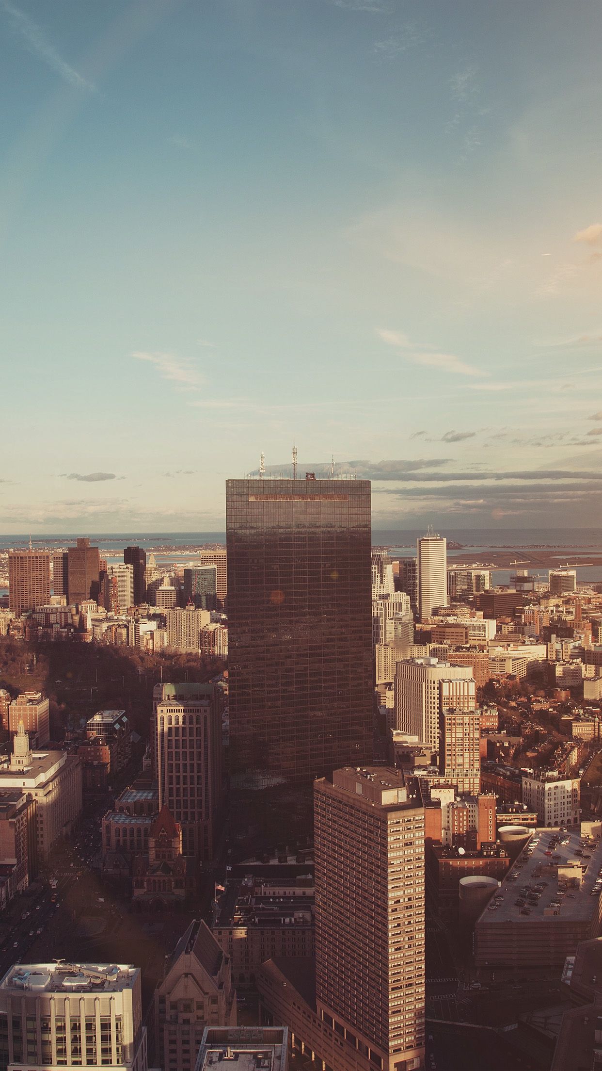 City Scape Building Road Sky Cloud