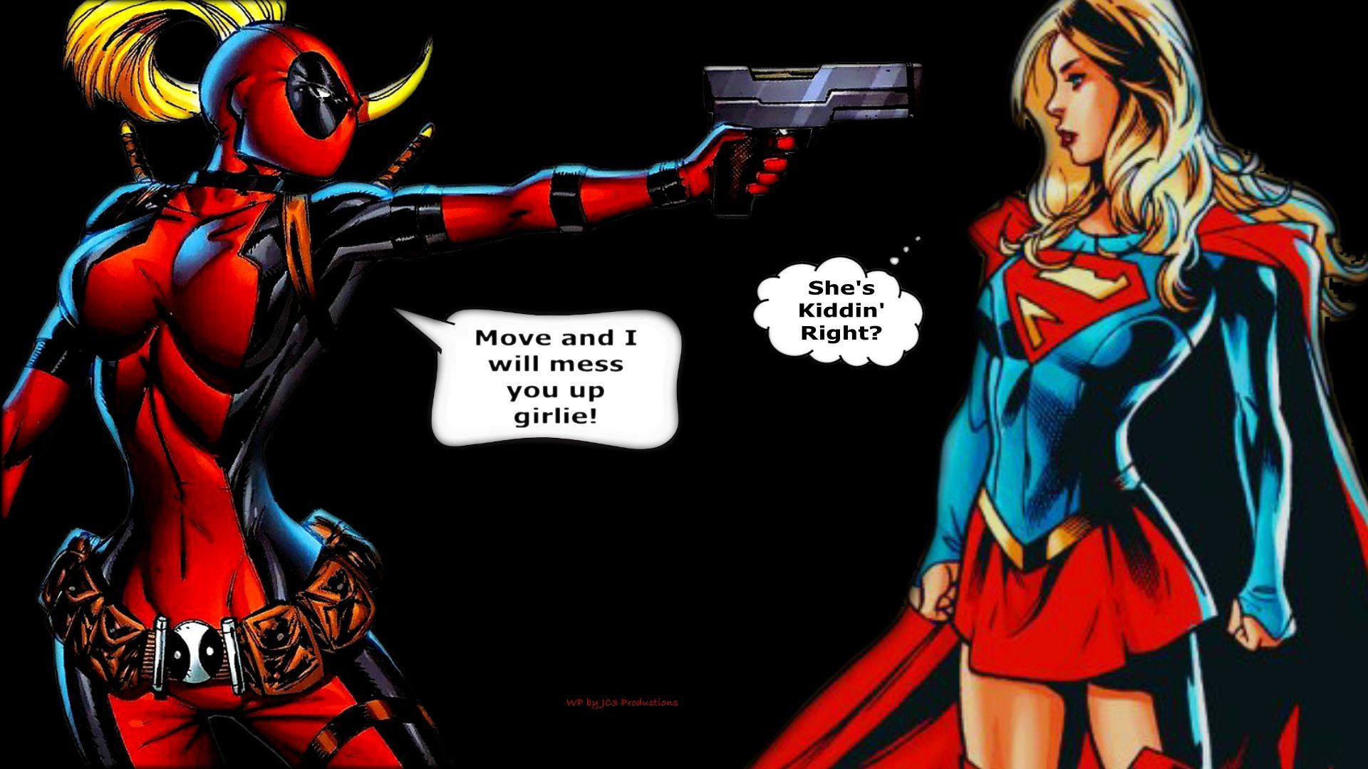 Lady Deadpool Wallpaper Got The Drop 2a Pool Wonder Woman Comic HD Wallpaper