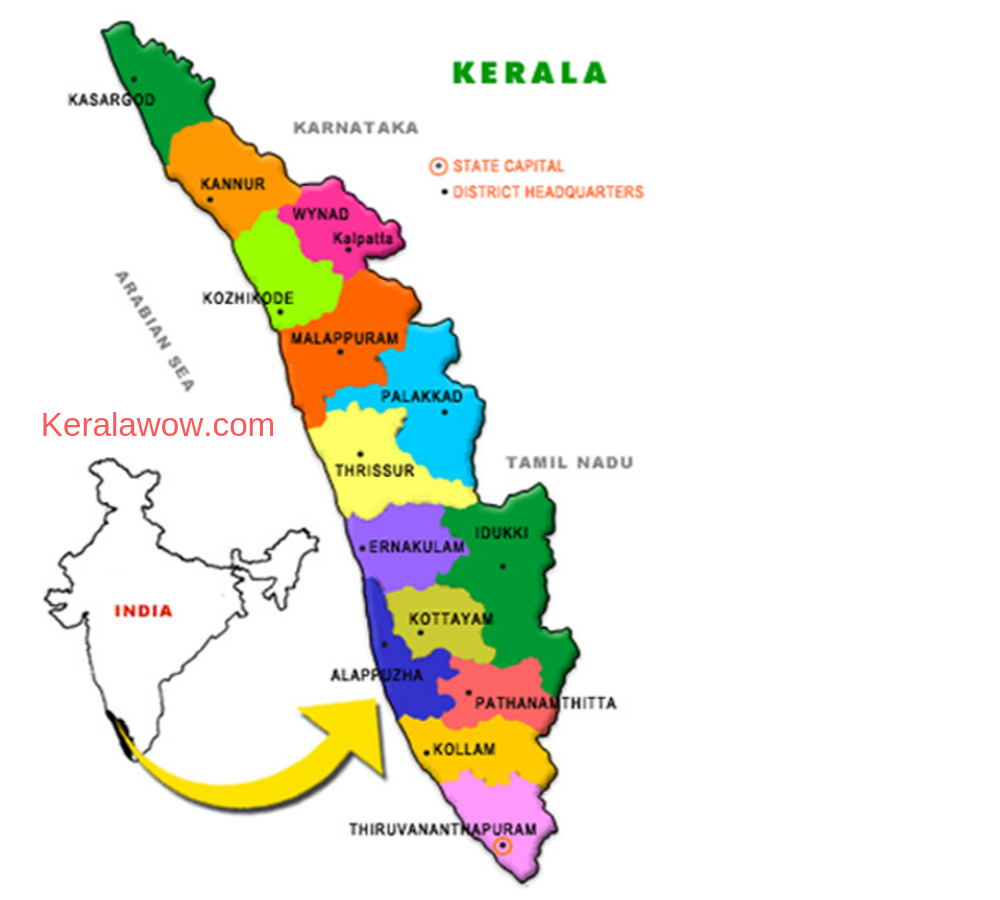 Kerala Is The Greenest State In India As Rated By National Geographic Traveler. This Place Is One Of The 50 Must See Destinat. Kerala, India World Map, India Map