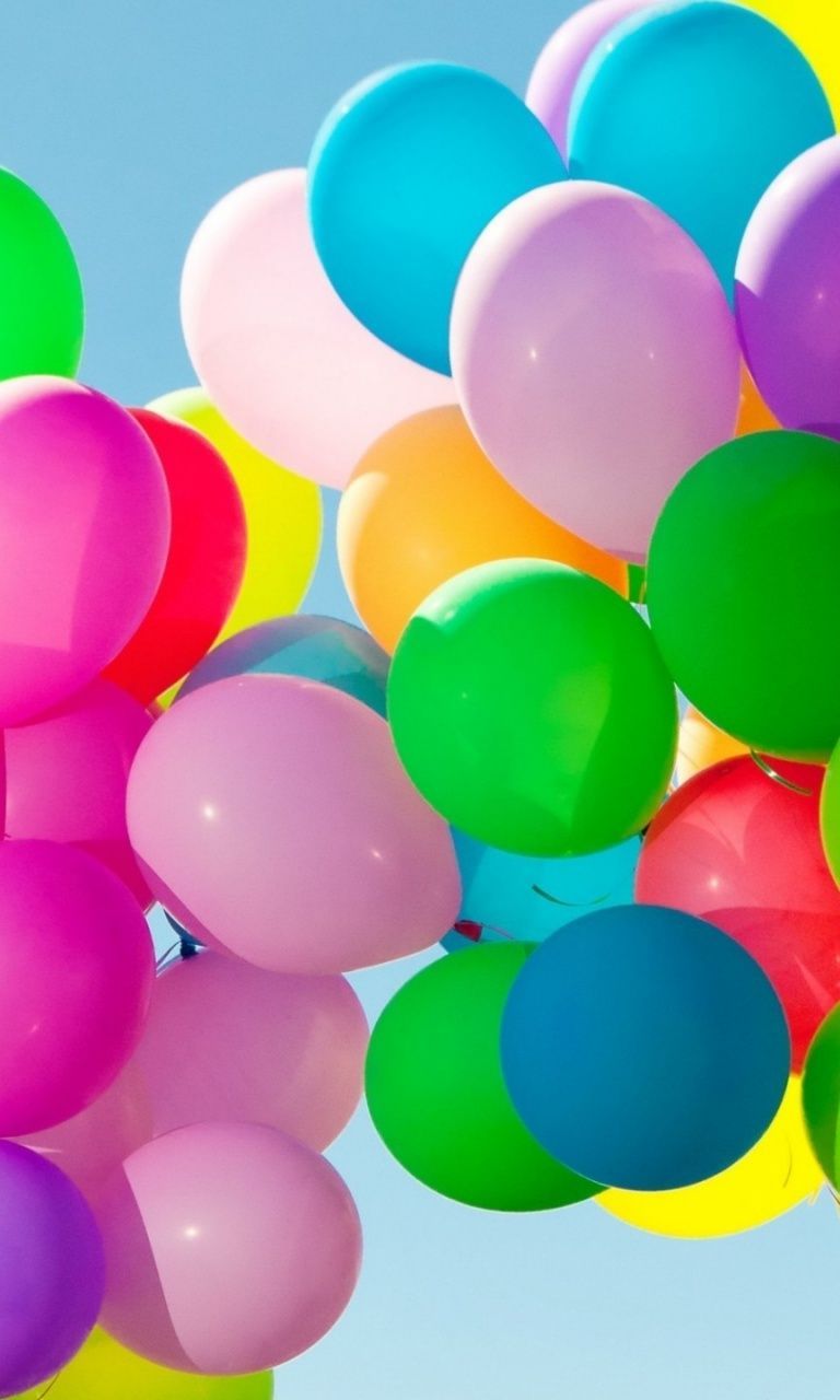 Colorful Flying Balloons iPhone wallpaper iPhone. Balloons, Colourful balloons, Custom balloons