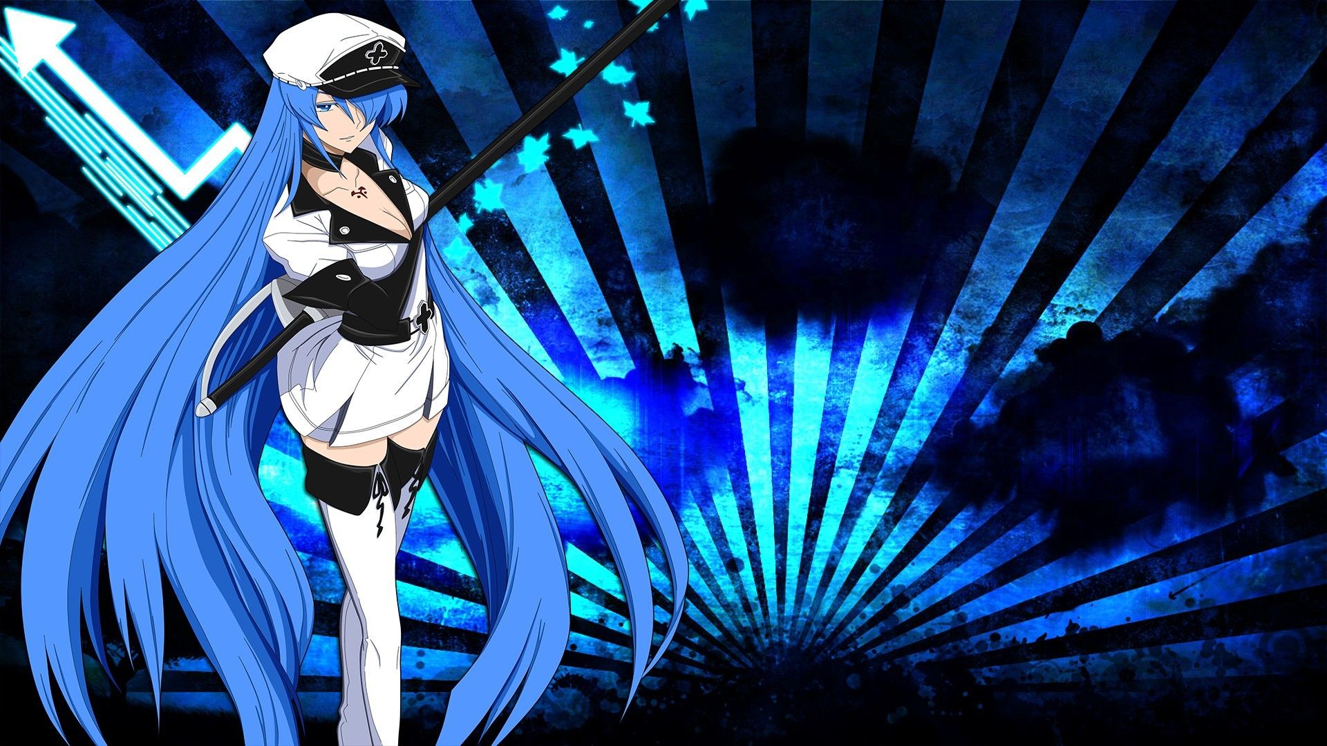 anime, Anime Girls, Esdeath, Akame Ga Kill! Wallpaper HD / Desktop and Mobile Background