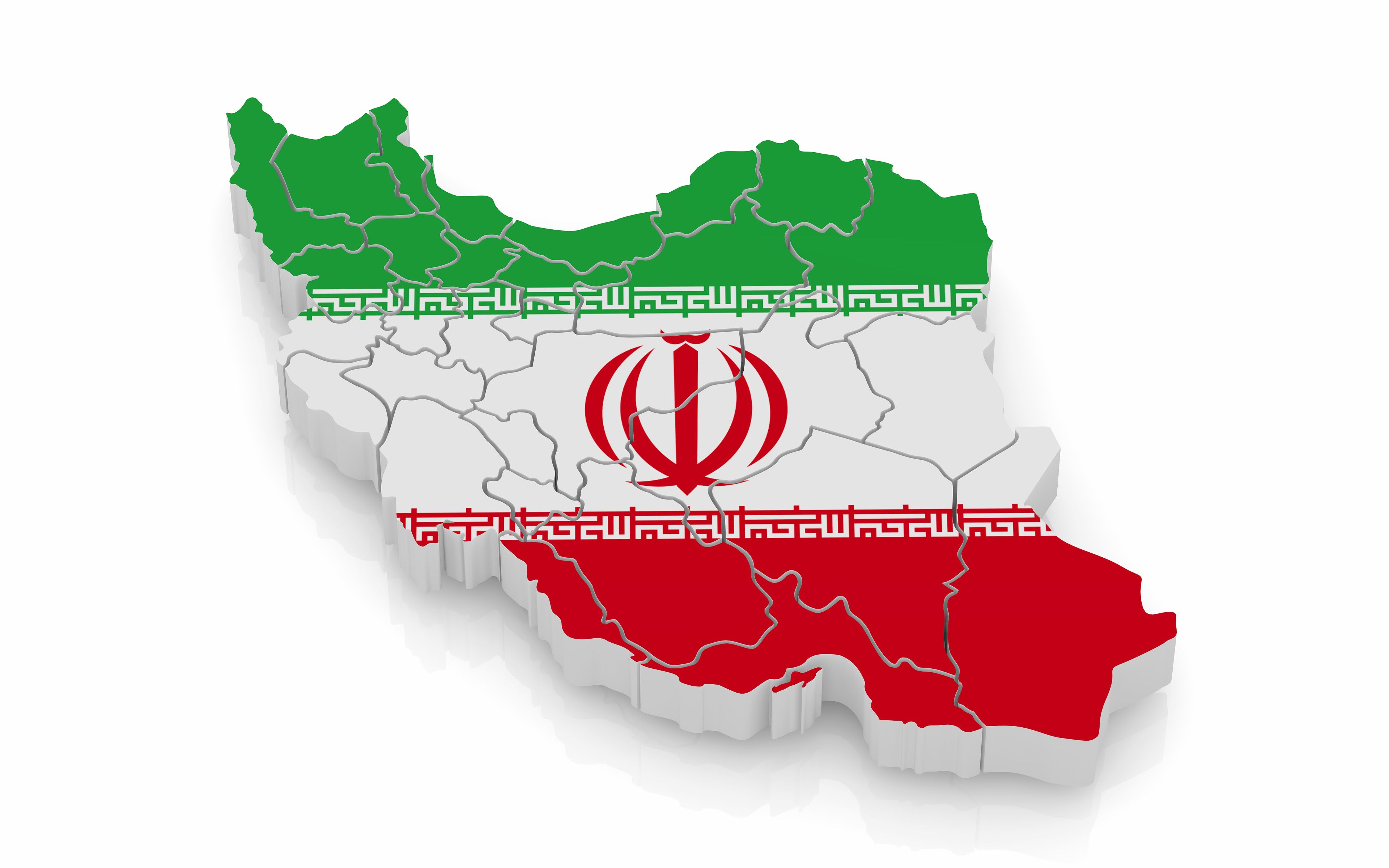 Download wallpaper 3D Iran map, 3D Iran flag, Iranian flag, 3D map of Iran with flag, creative 3D art, Iran flag for desktop with resolution 3840x2400. High Quality HD picture wallpaper
