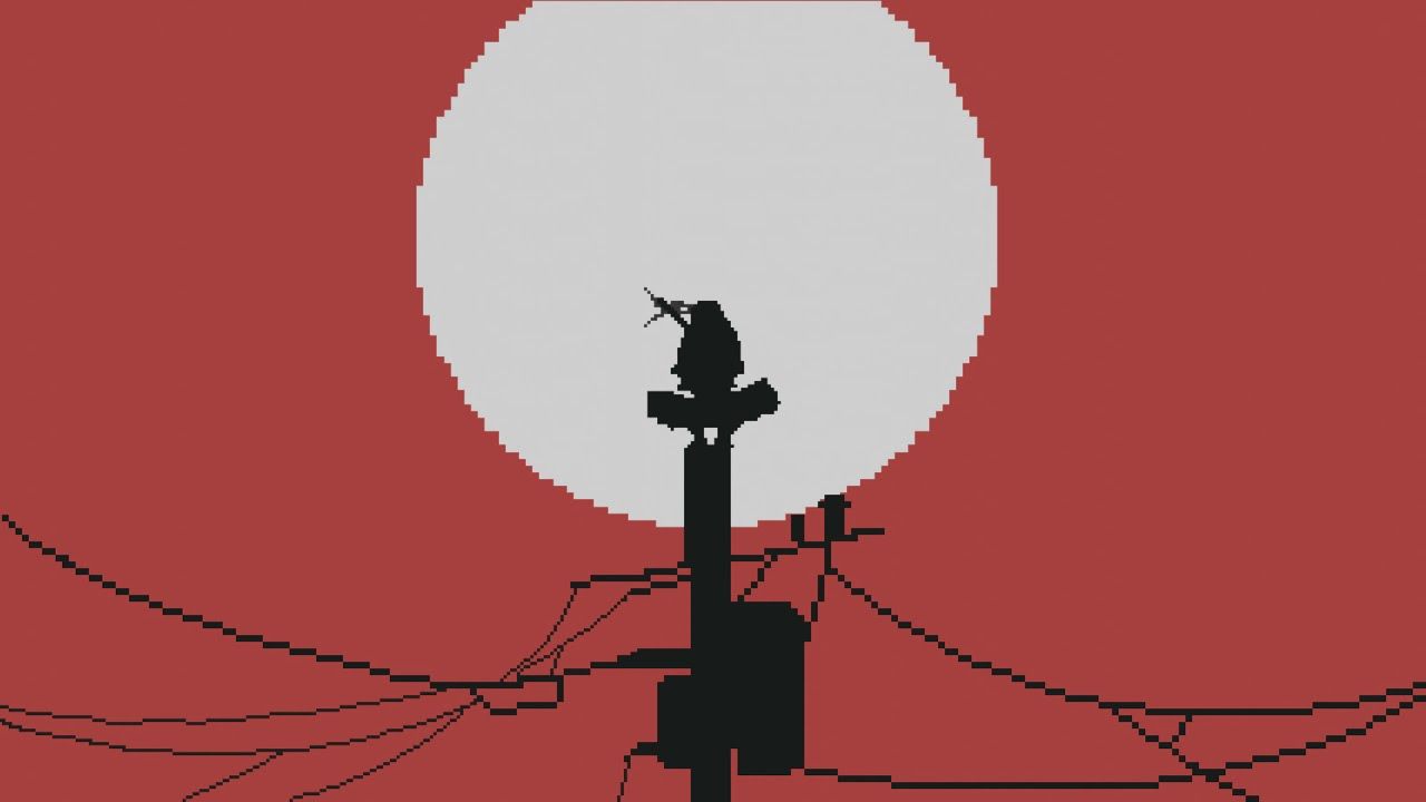 Download Naruto Itachi Silhouette On A Red Moon Wallpaper  Wallpaperscom