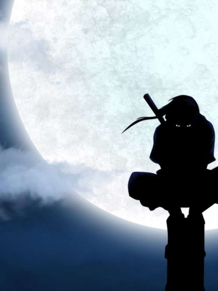 Naruto Live Itachi Uchiha moon background anime animation HD phone  wallpaper  Peakpx