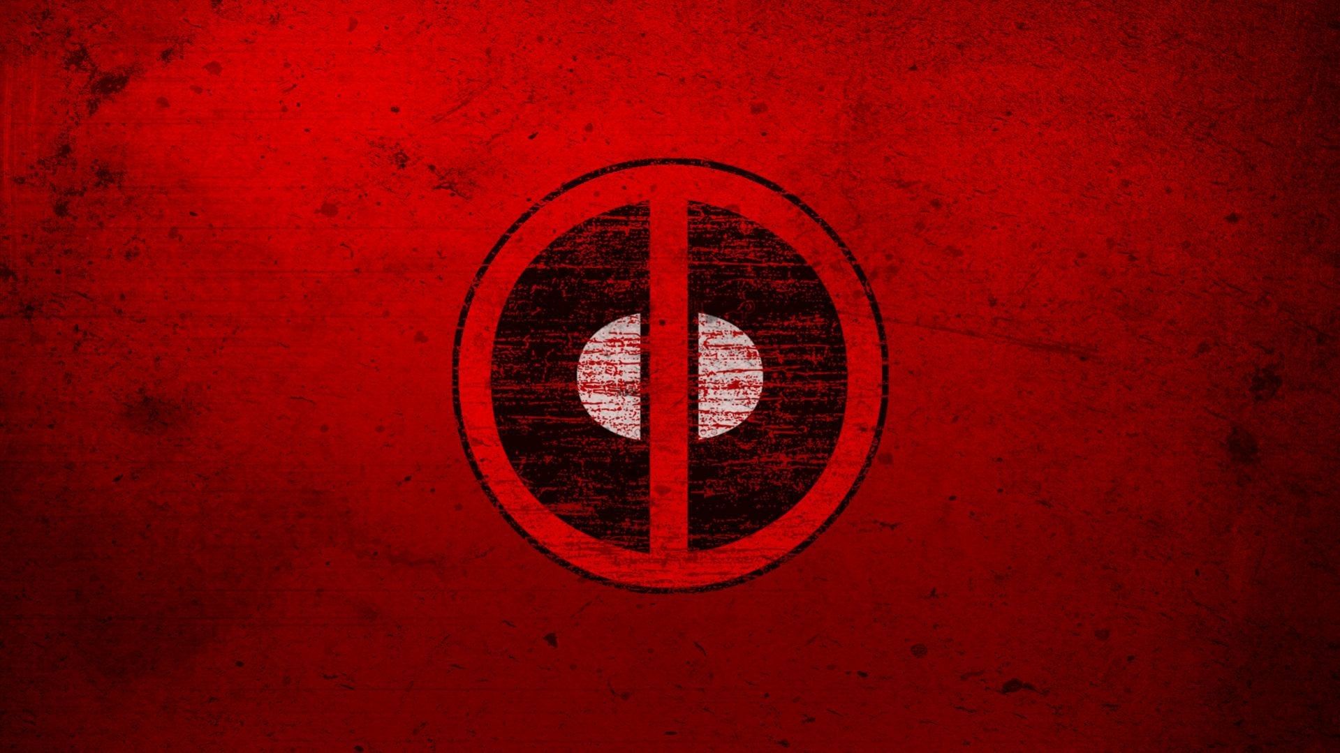Thought You Guys Might Want This Distressed Deadpool Logo Wallpaper I Made For R ComicWalls