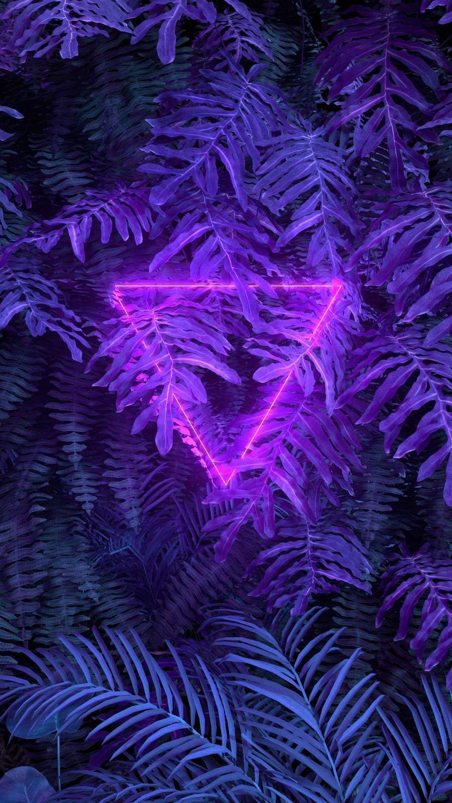 Nature Neon Triangle iPhone Wallpaper. iPhone wallpaper photo, iPhone wallpaper, Neon wallpaper