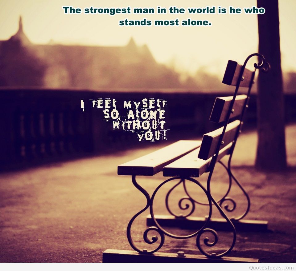 I AM Alone Wallpaper