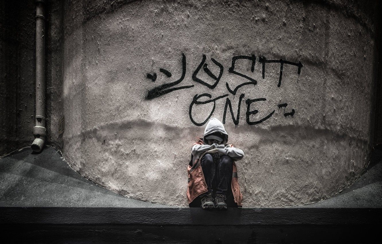 Wallpaper life, alone, Lost one image for desktop, section разное