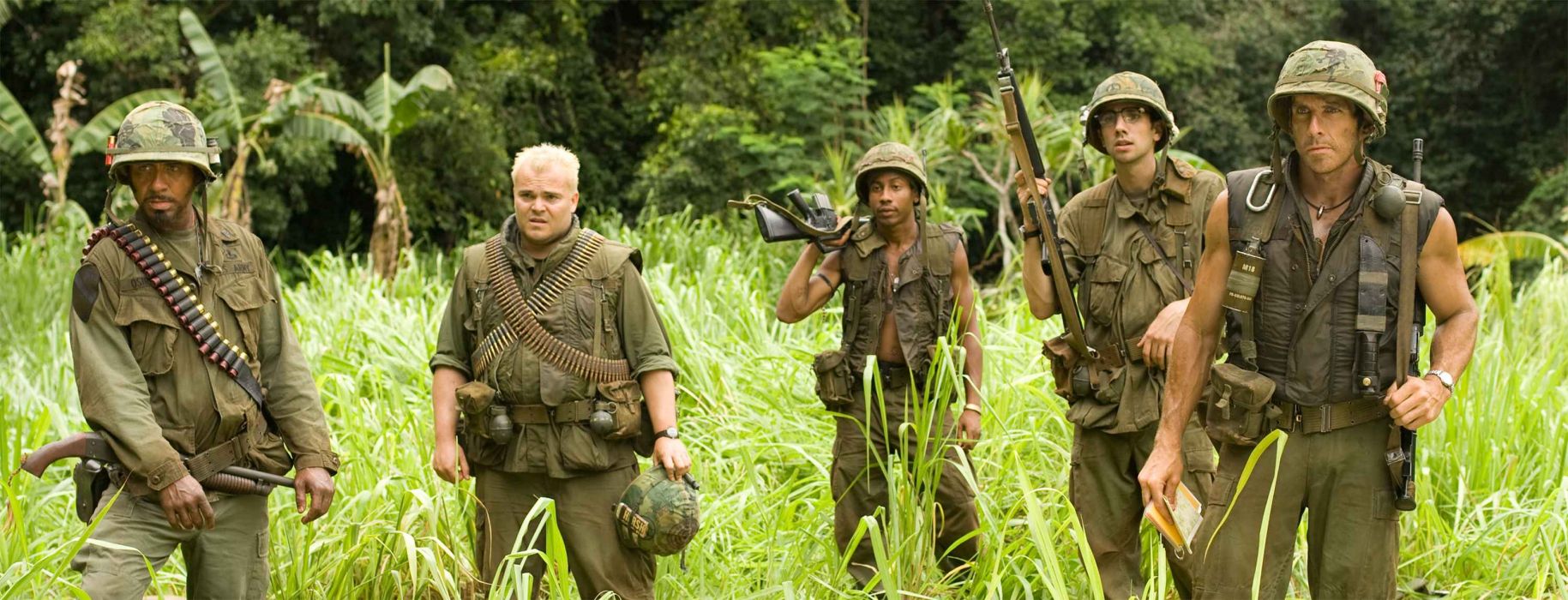 TROPIC THUNDER action comedy military weapon (20) wallpaperx1148