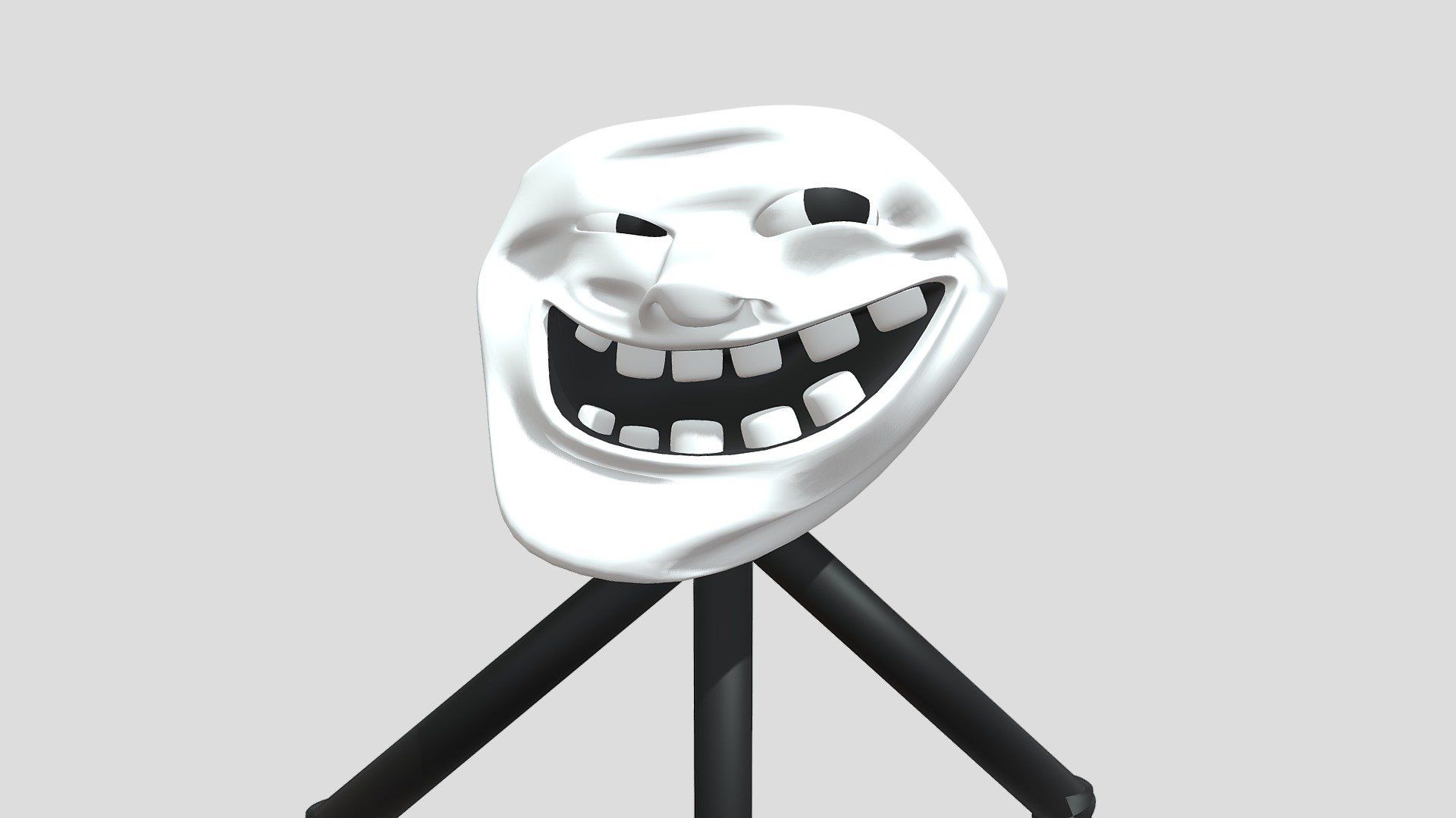 Troll face Free 3D model by Trollge [51f5136]