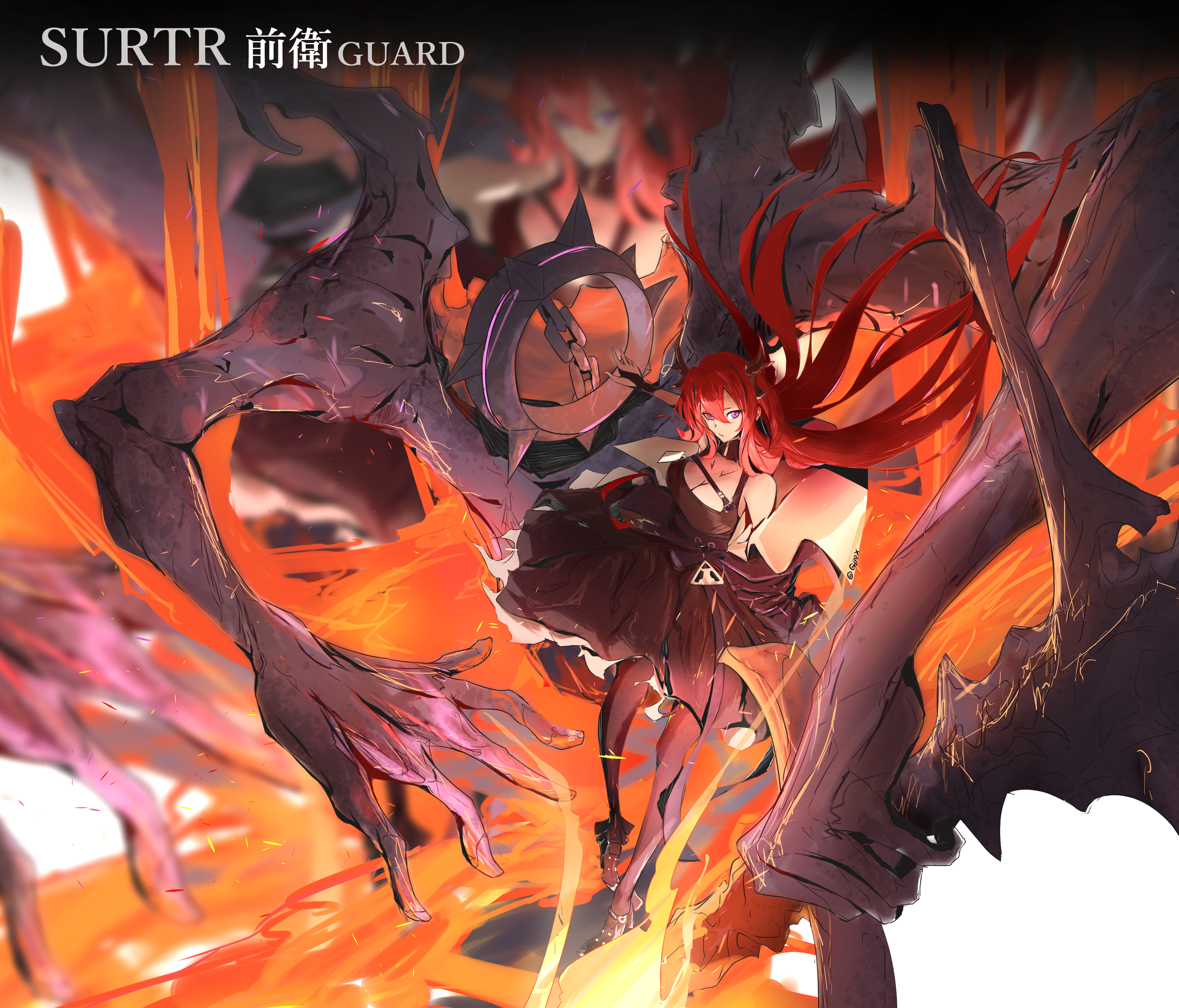 Surtr (Arknights) 4k Ultra HD Wallpaper