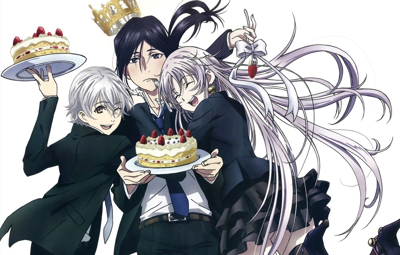 Wallpaper K Project, Nothing, Yatogami Kuroh, Yashiro Christ image for desktop, section сёнэн