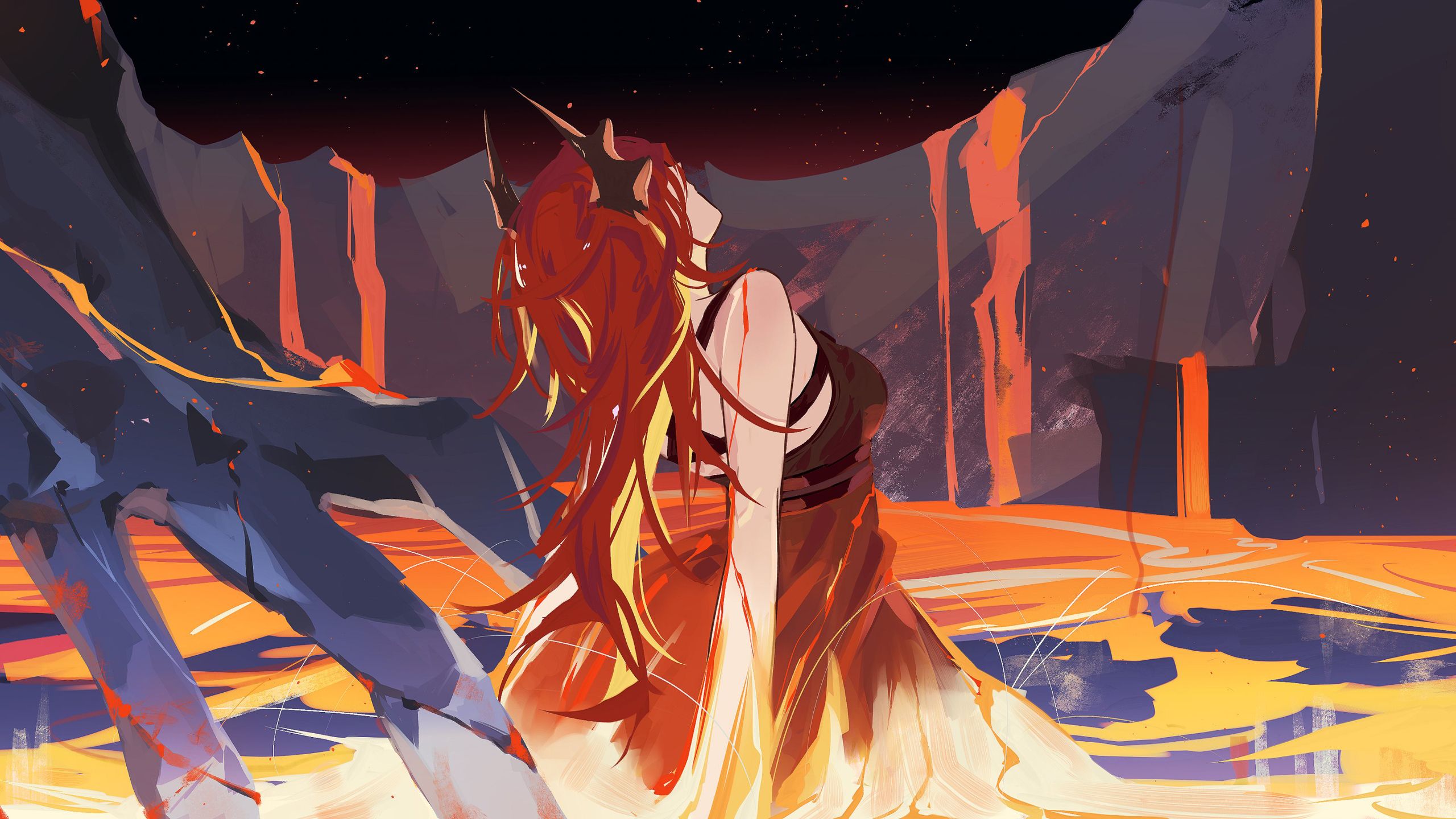 Surtr HD Arknights Wallpaper