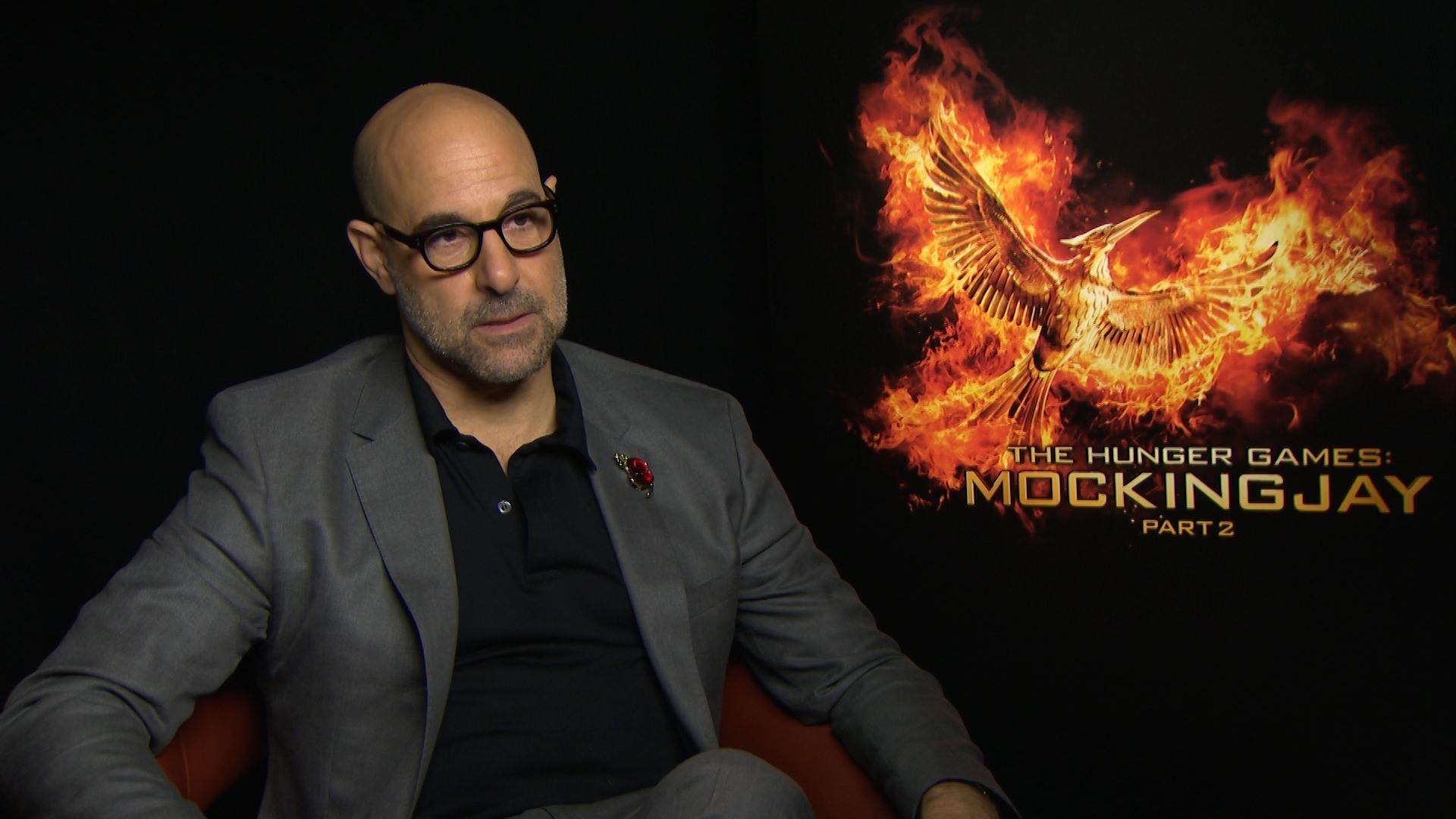 Stanley Tucci Interview The Hunger Games: Mockingjay Part 2