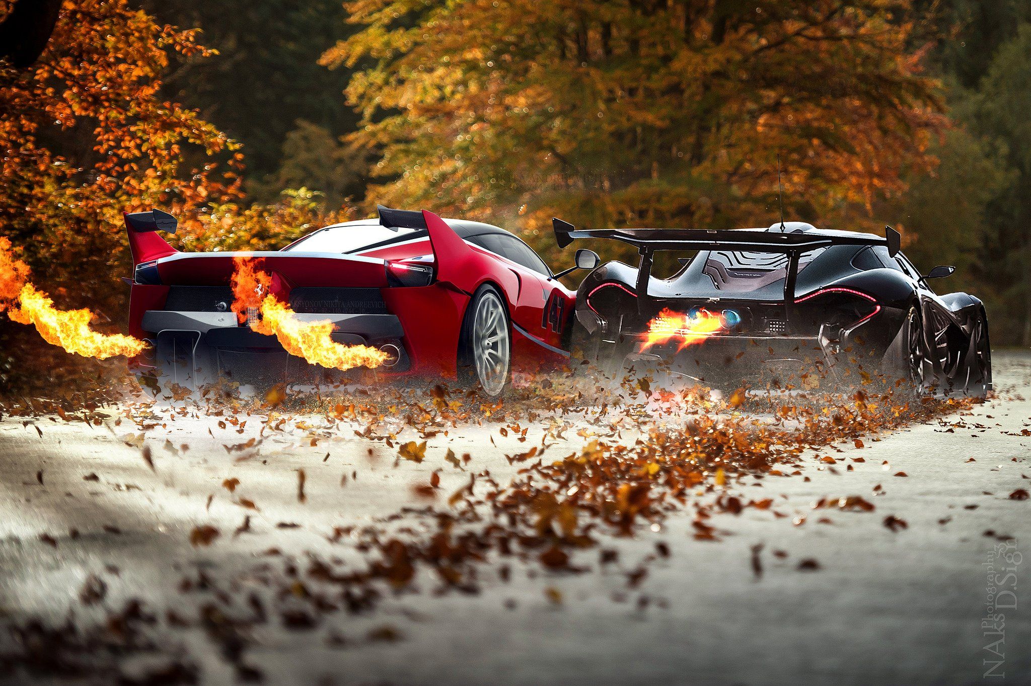 Here is your awesome Ferrari LaFerrari and McLaren P1 wallpaper
