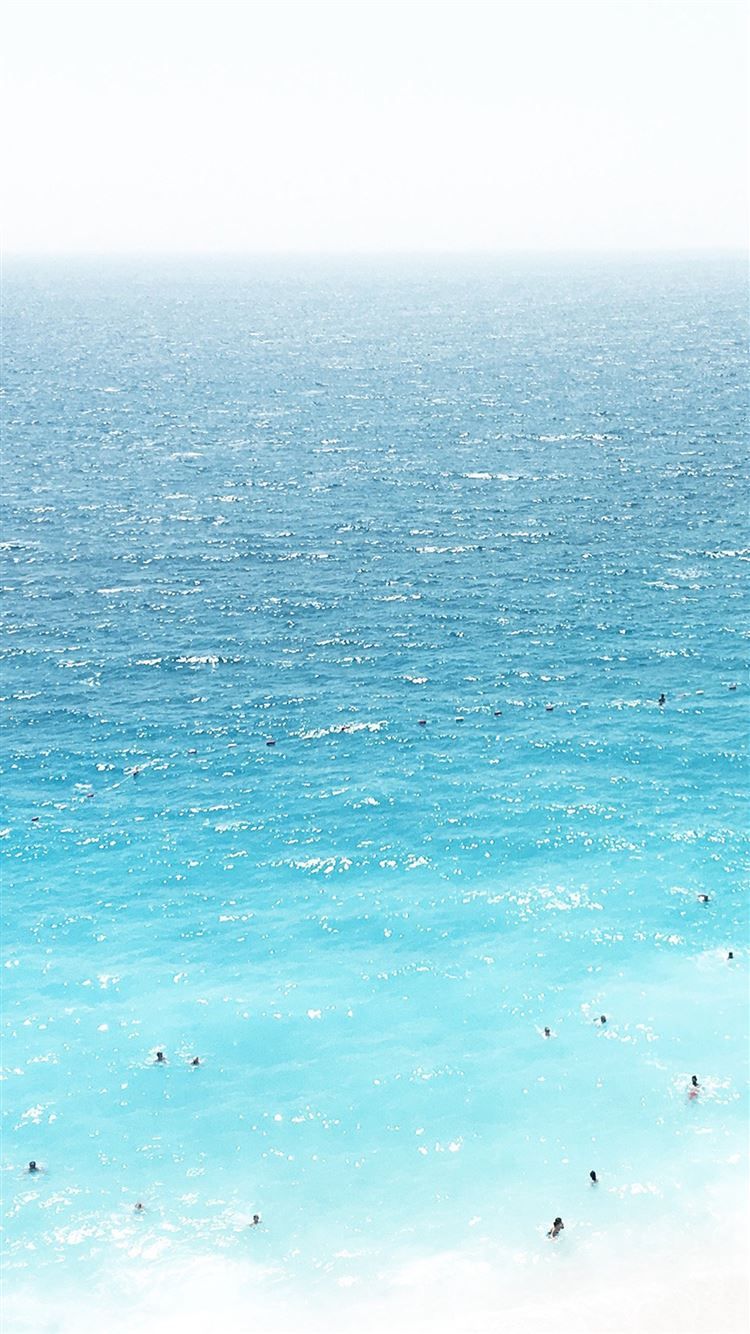 Vacation Beach Sea Blue Summer Water iPhone 8 Wallpaper Free Download