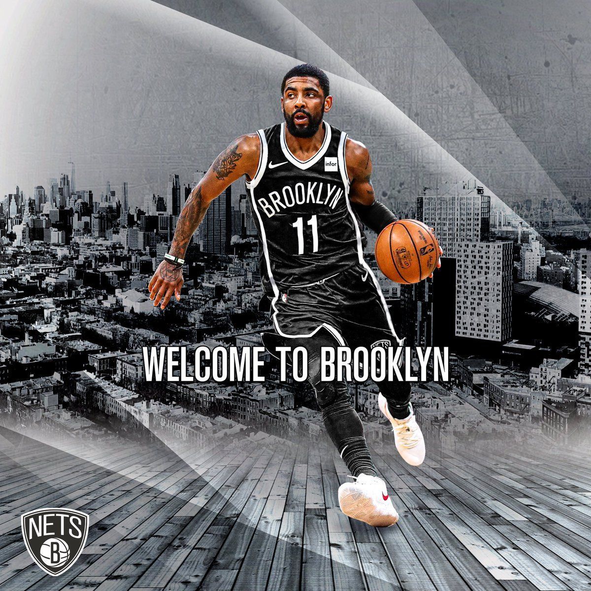 Kyrie Irving Nets Wallpaper Free Kyrie Irving Nets Background