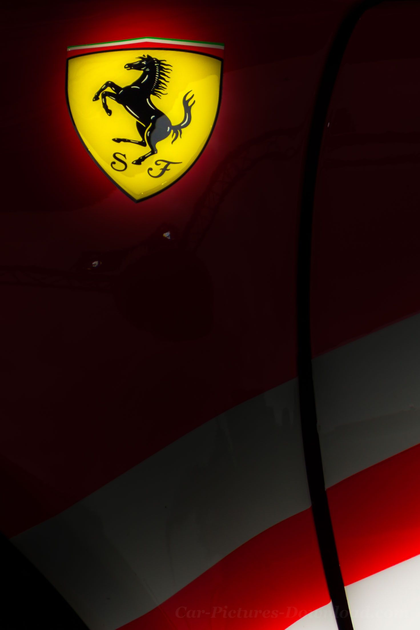 Ferrari Wallpaper 4k Logo