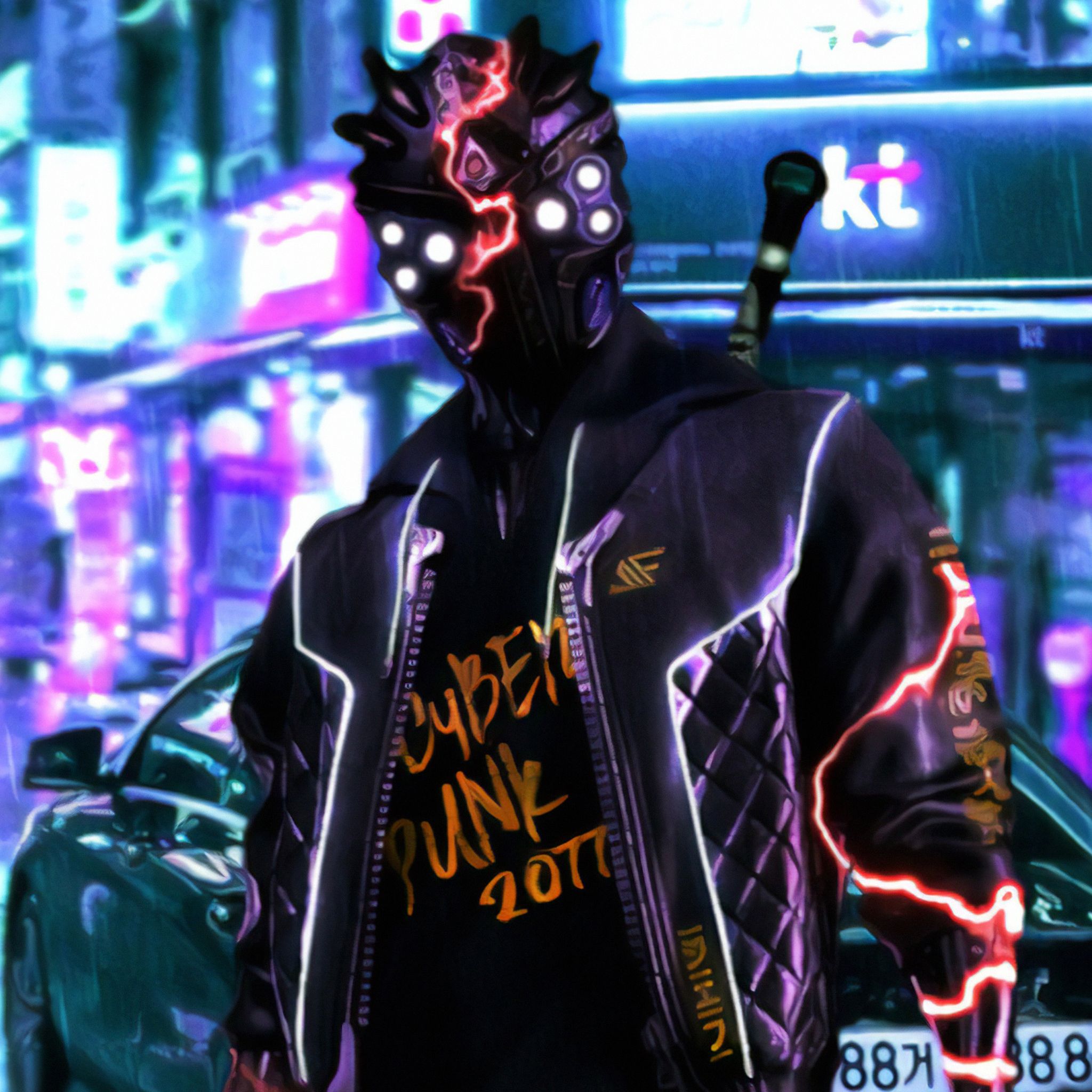Cyberpunk 2077 Tokyo Street 4k iPad Air HD 4k Wallpaper, Image, Background, Photo and Picture