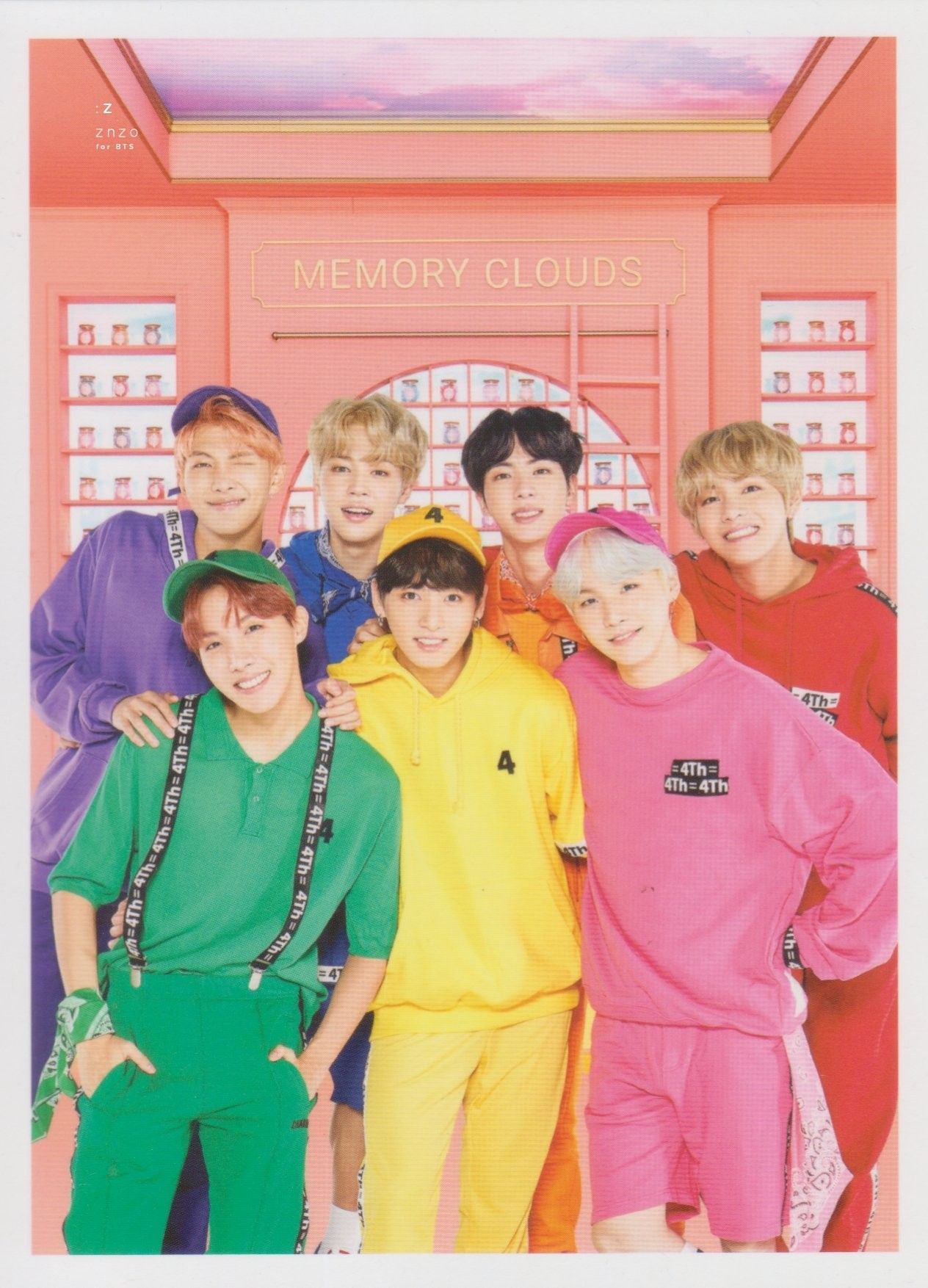 SCAN) 4th Muster 'Happy Ever After' Photocards cr. znzo97. Bts group, Bts group photo, Foto bts