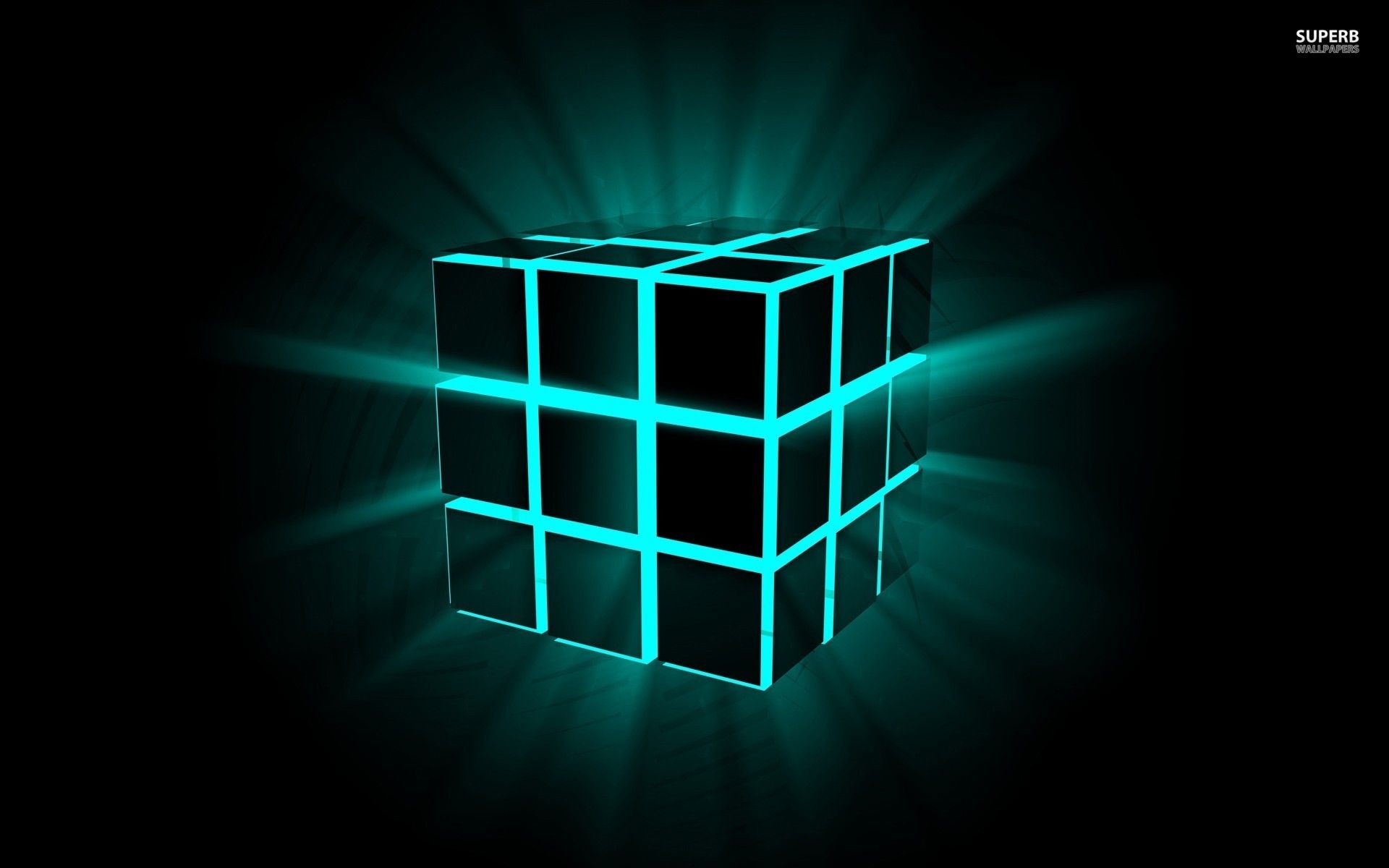 Neon Cube Wallpaper Free Neon Cube Background
