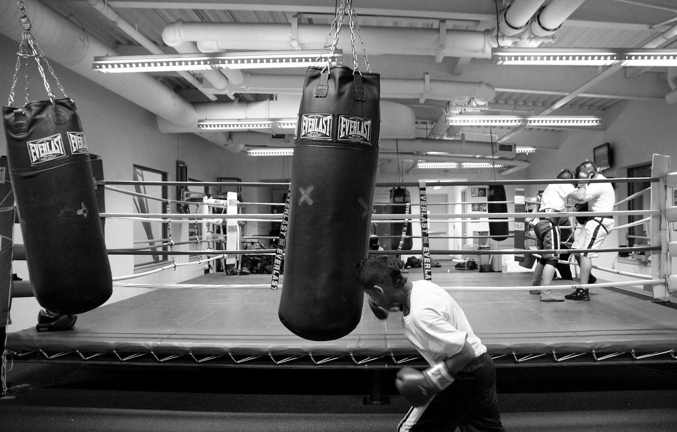 Photo Wallpaper Training, Boxing, Gym