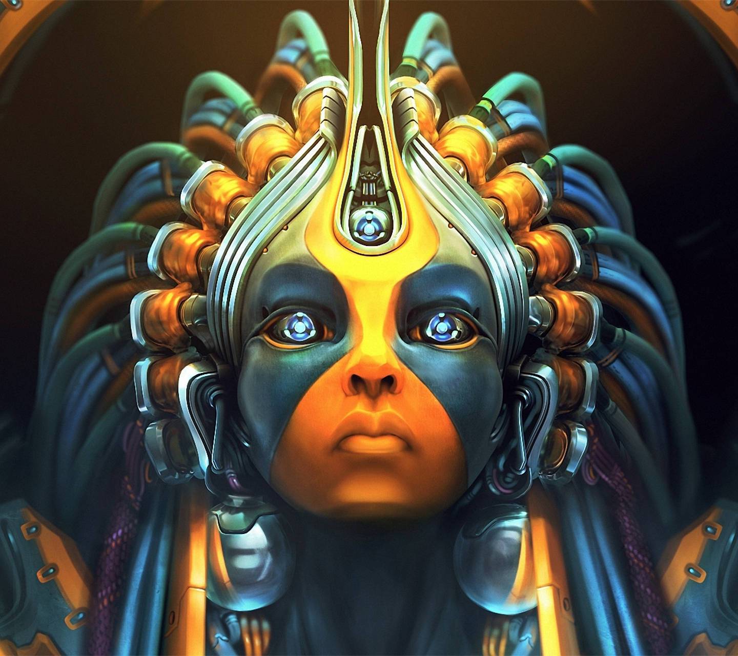 Robot Face wallpaper