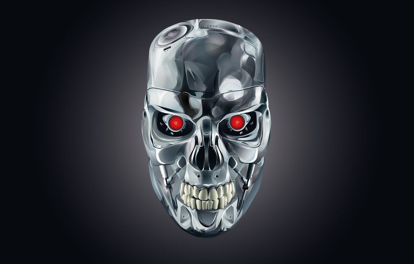 Wallpaper Robot, cyborg, Terminator image for desktop, section минимализм
