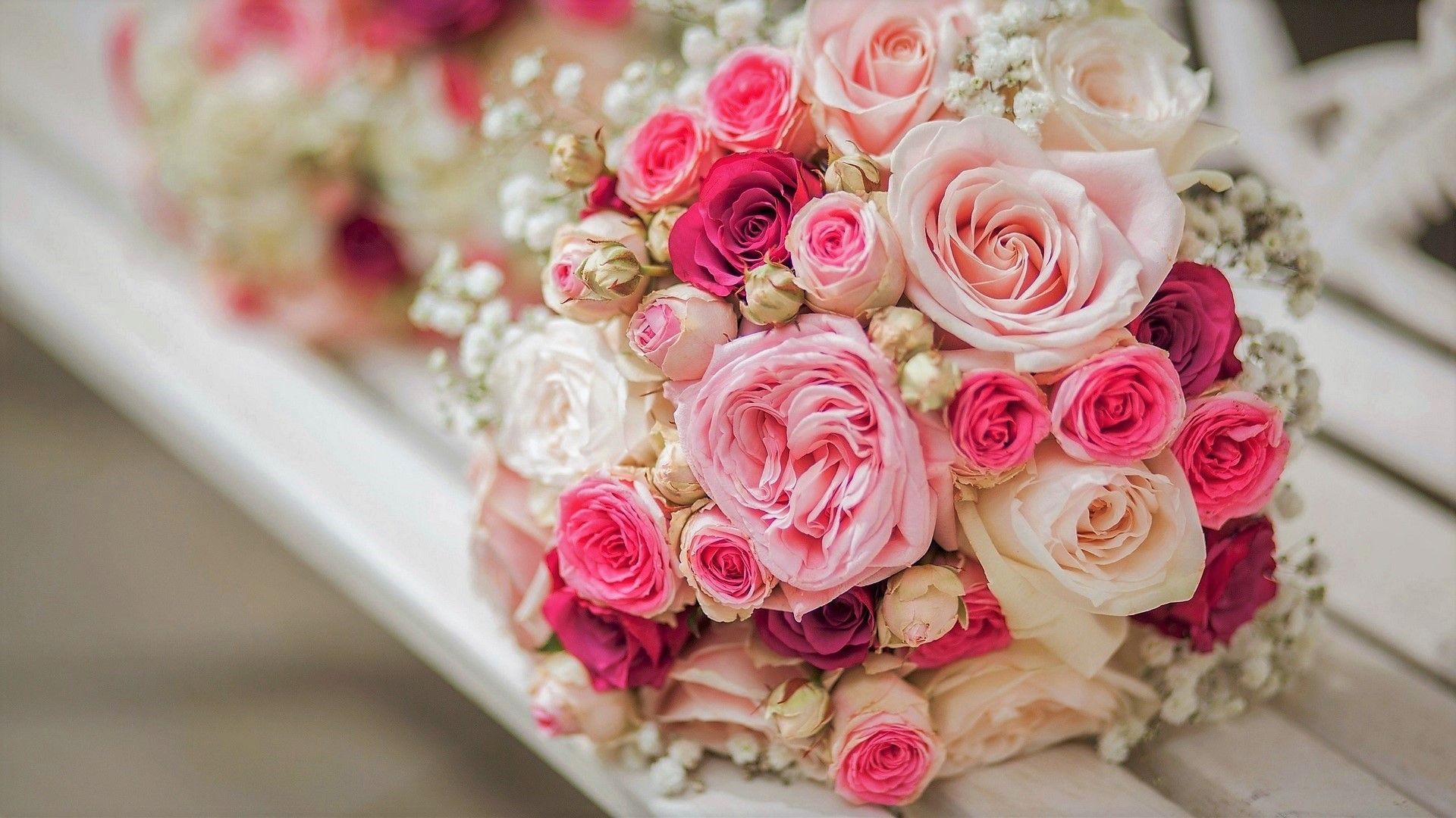 Rose Bouquet HD Wallpaper