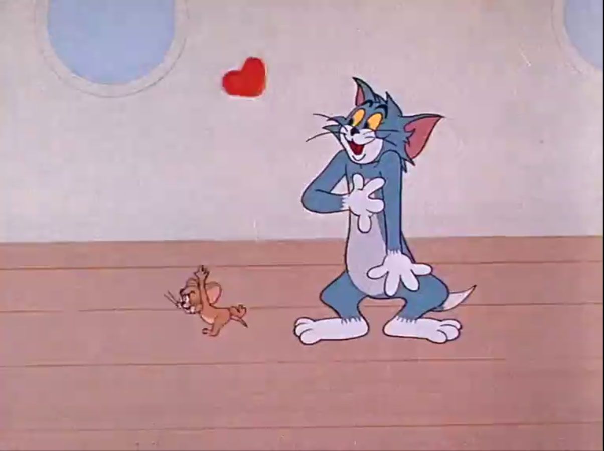 Love Cartoon Tom And Jerry Image