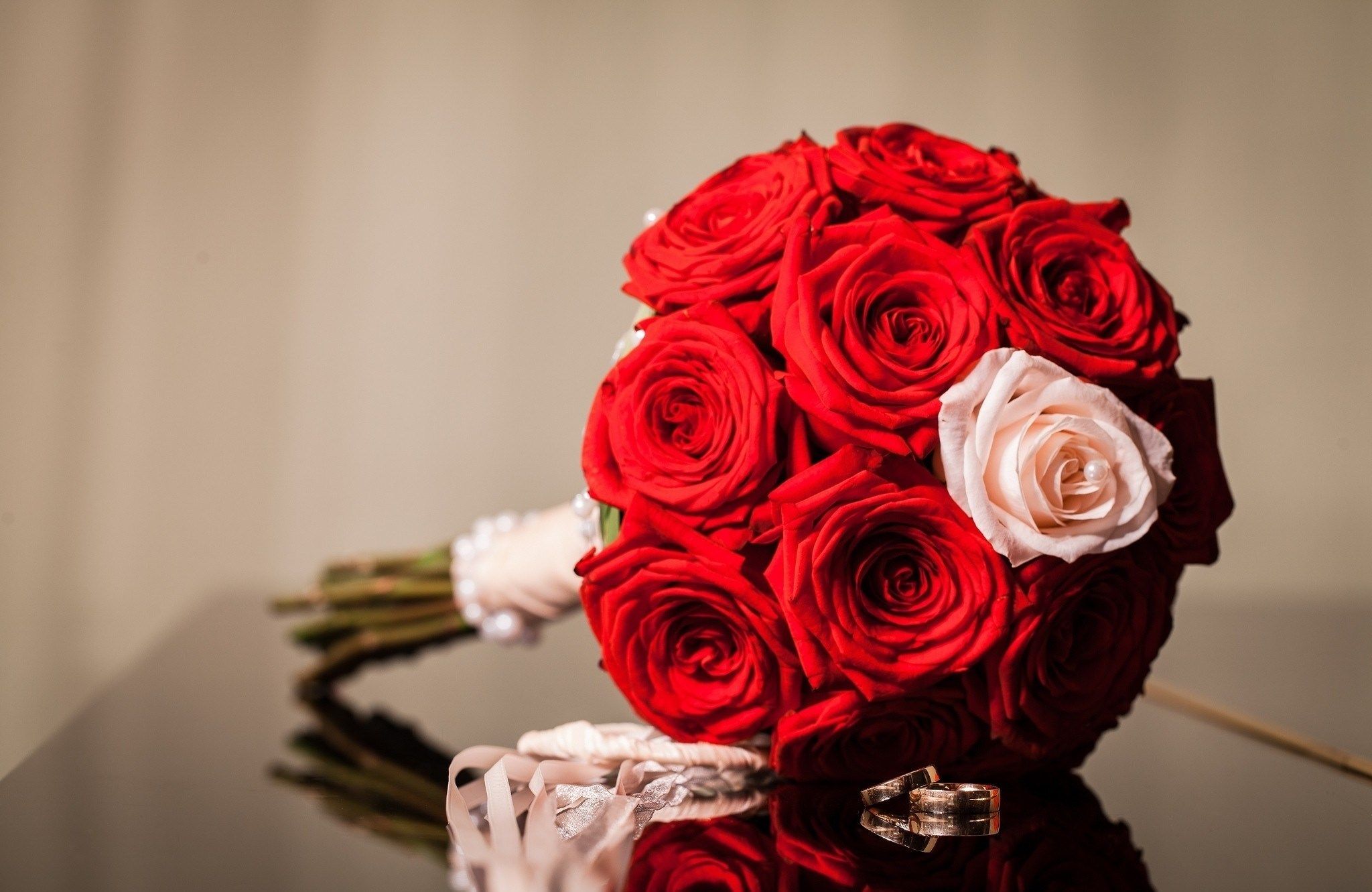 Flowers Red Rings Roses Bouquet Wallpaper Rose Wallpaper Of Flowers