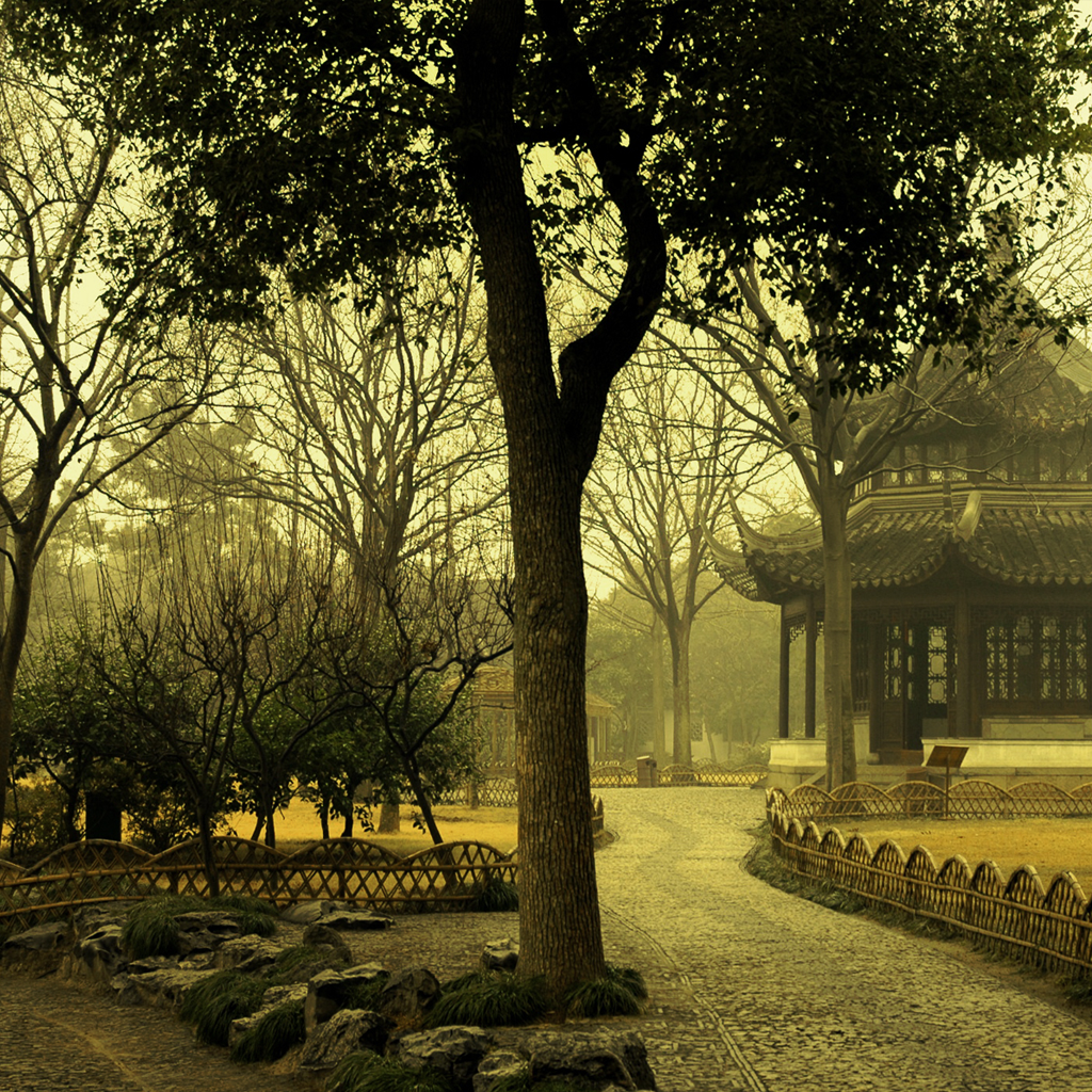 Old Village iPad Wallpaper